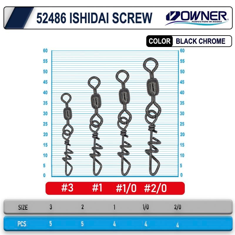 Owner 52486 Shidai Screw Klipsli Fırdöndü
