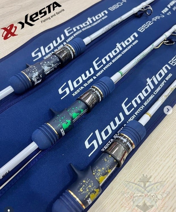 XESTA Slow Emotion Power Pitch Jerk B60-PPJ Japon Slow Jig Kamışı 1.82M 150-500g