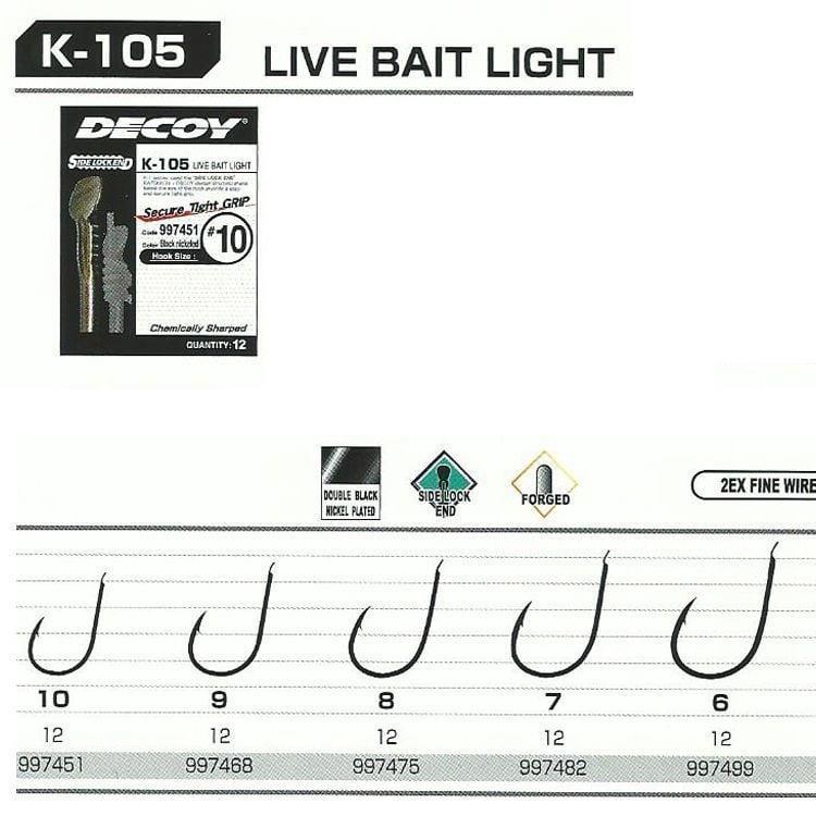 DECOY K-105 Live Bait Light Olta İğnesi