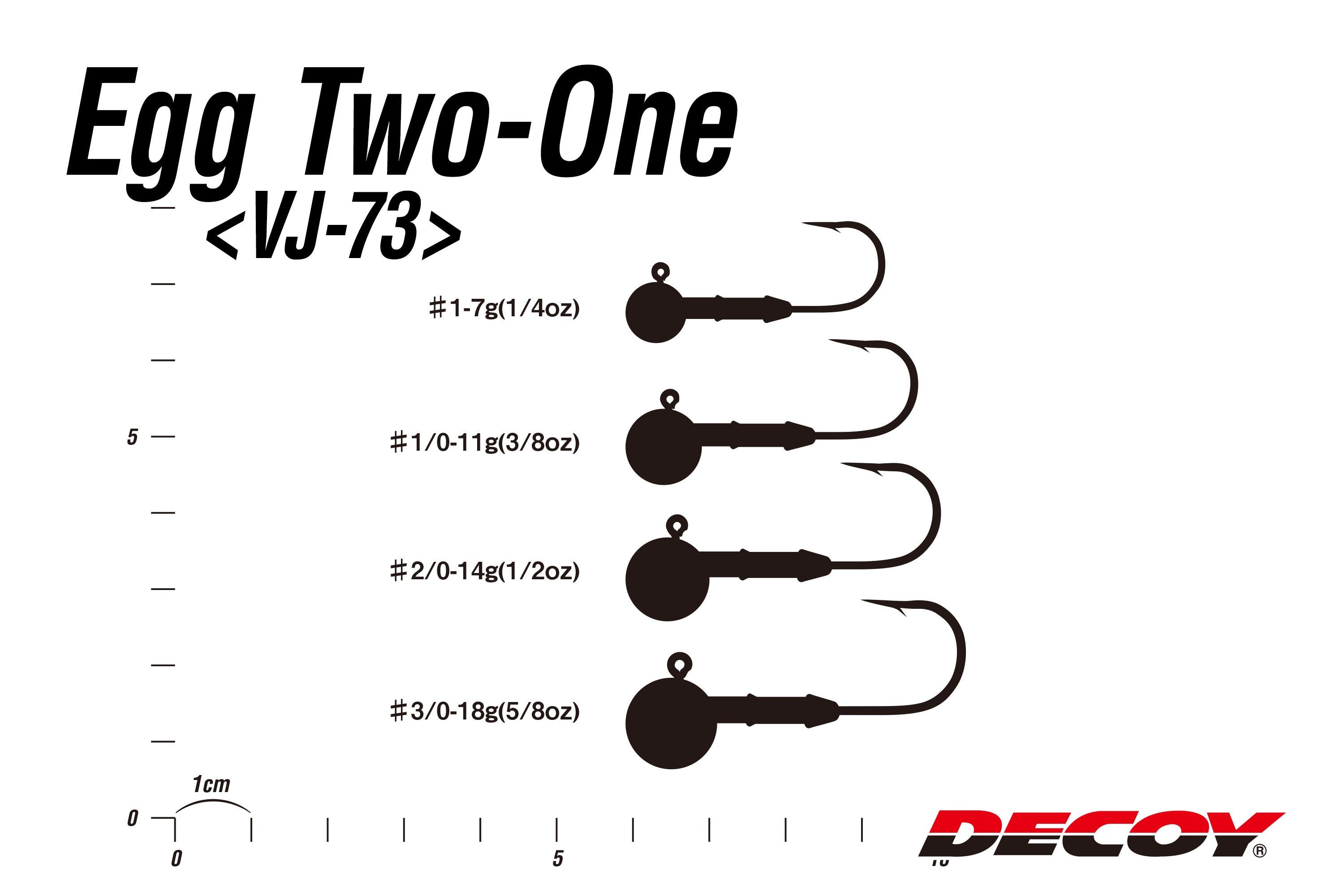 Decoy Vj-73 Egg Two-One 7gr Jighead