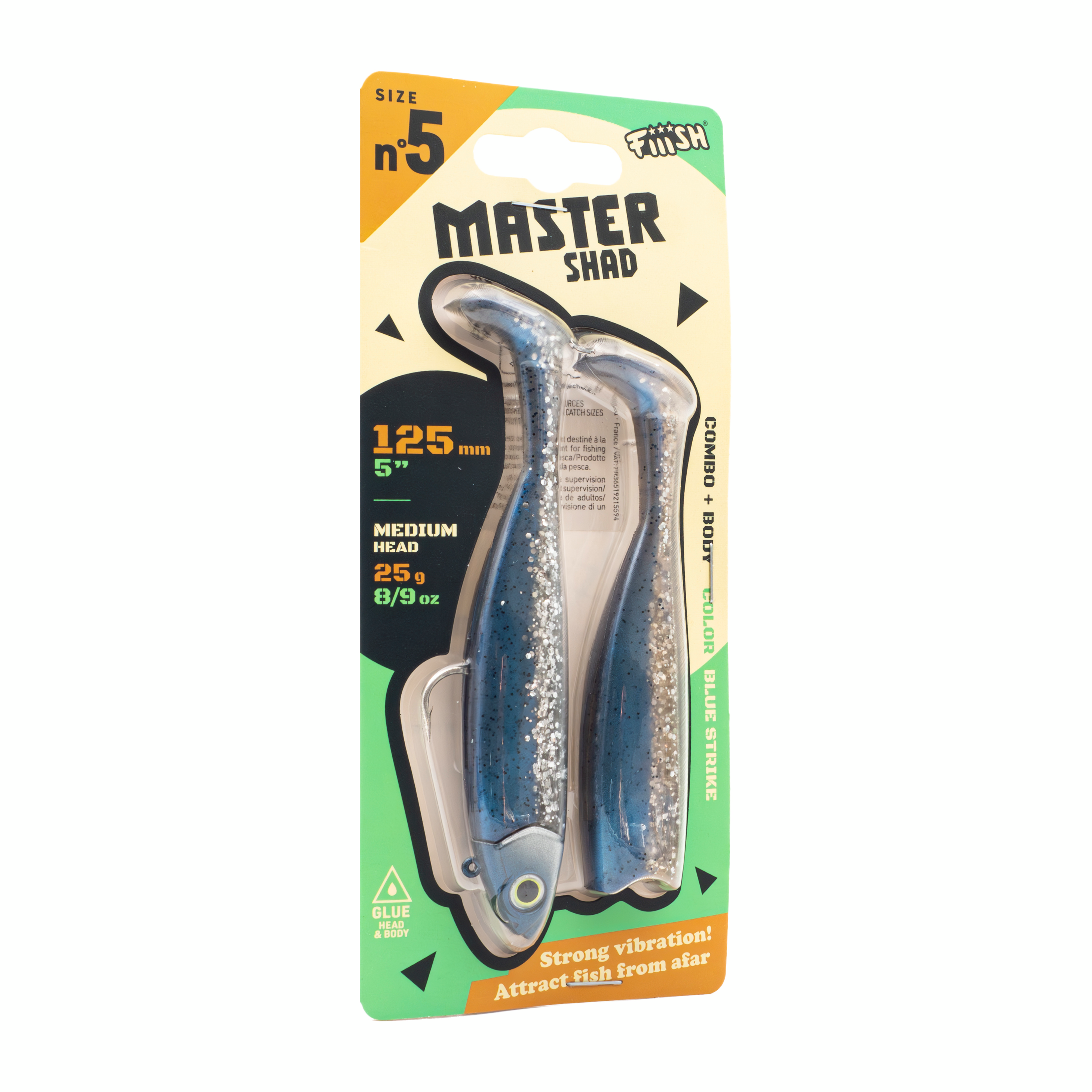 Fiiish MS125/5 MS4557 Combo Medium 25gr Blue Strik