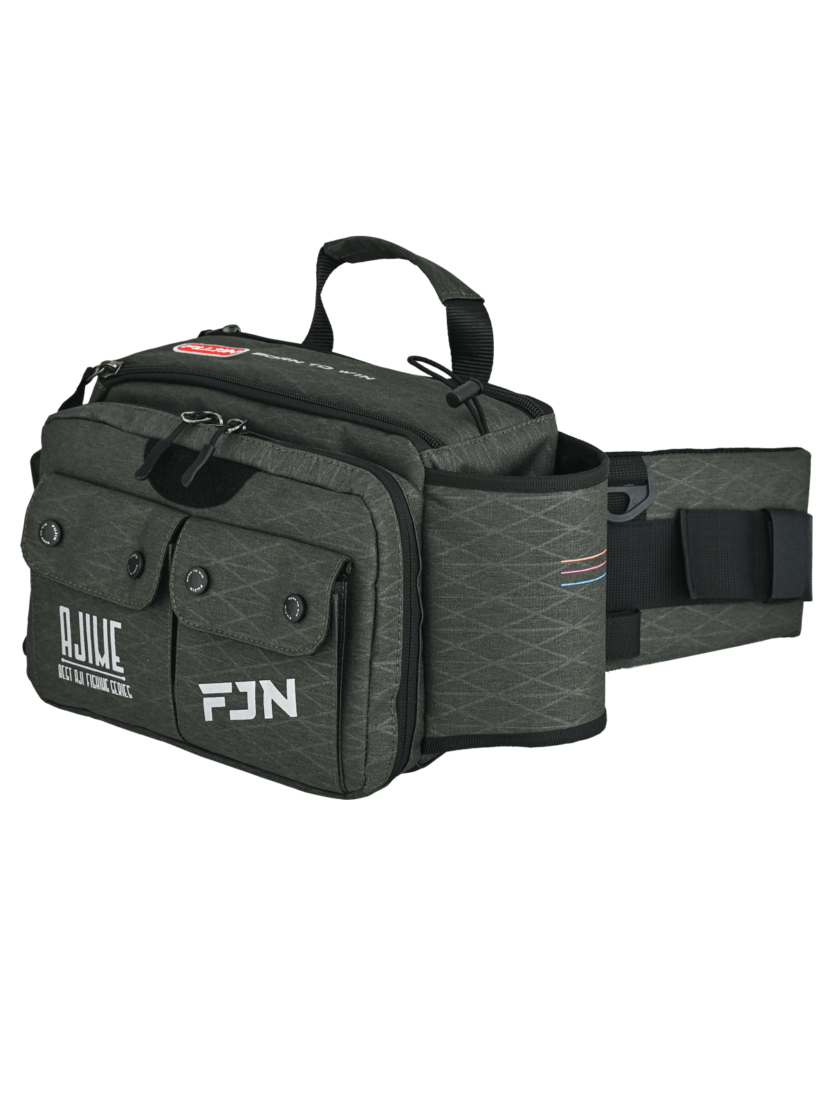 Fujin Ajime Bel Çantası Khaki - Balıkçı Çantası