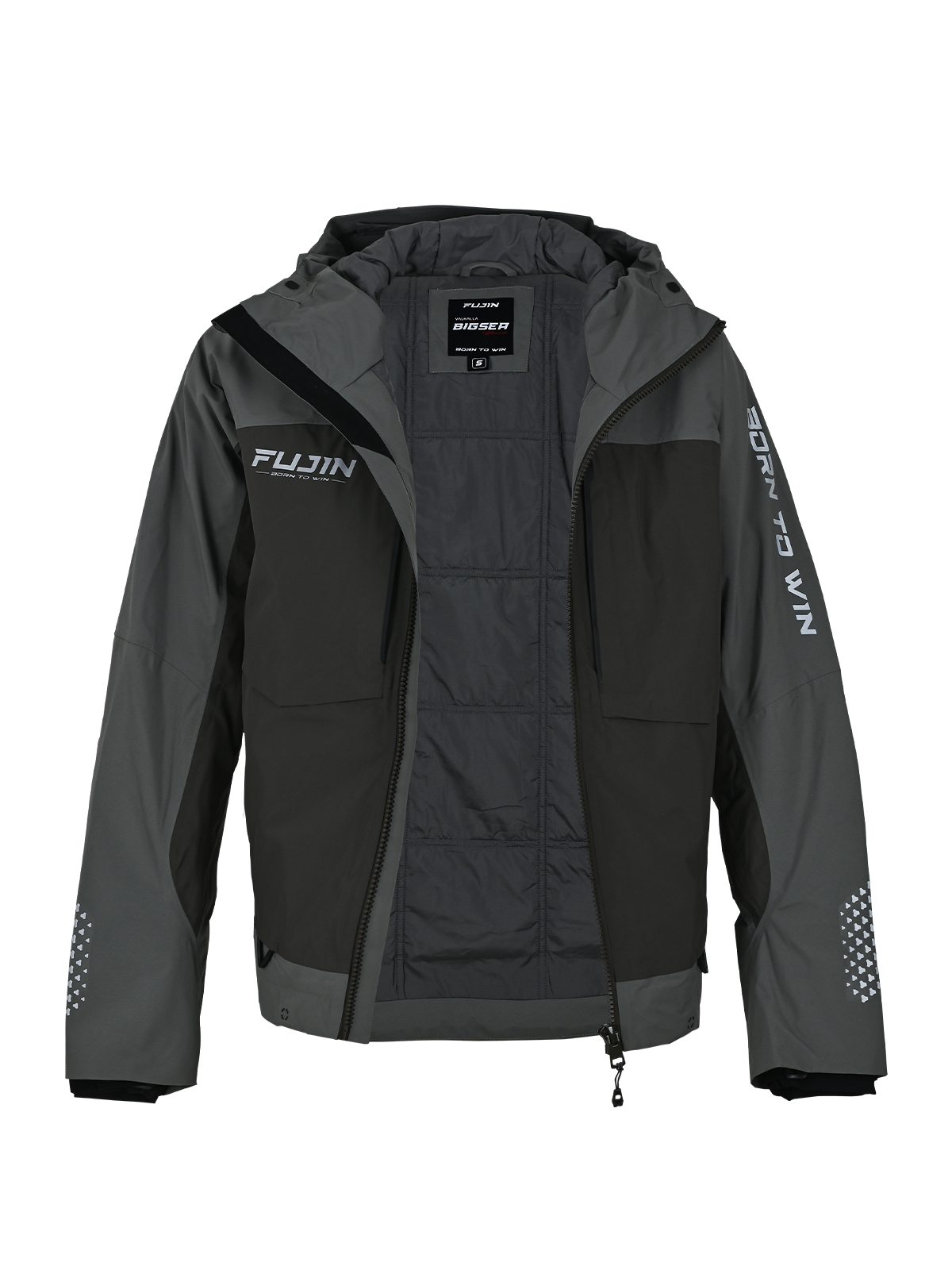 Fujin Bigsea Offshore Jacket Grey Khaki