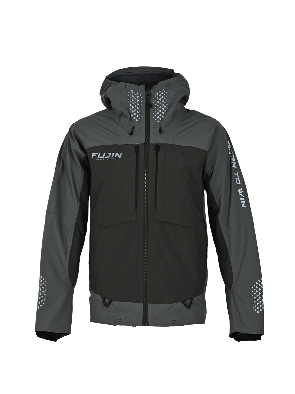 Fujin Bigsea Offshore Jacket Grey Khaki
