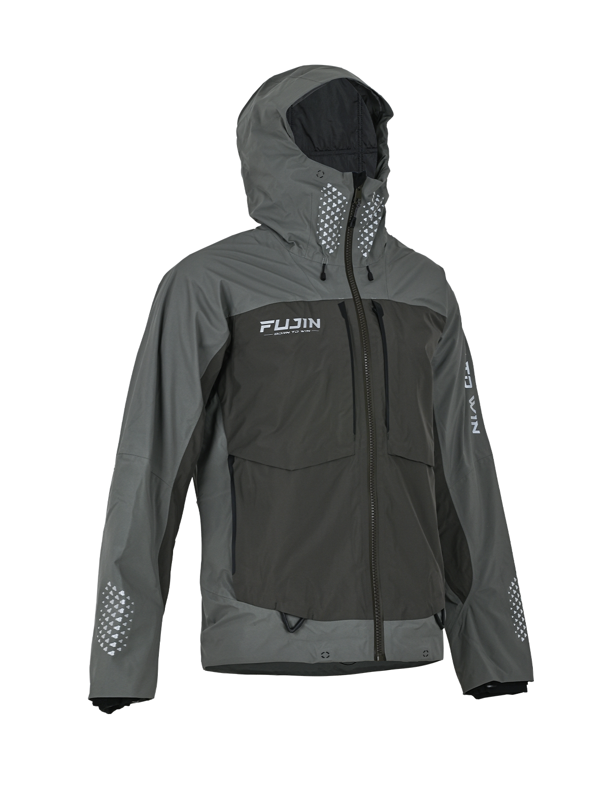 Fujin Bigsea Offshore Jacket Grey Khaki