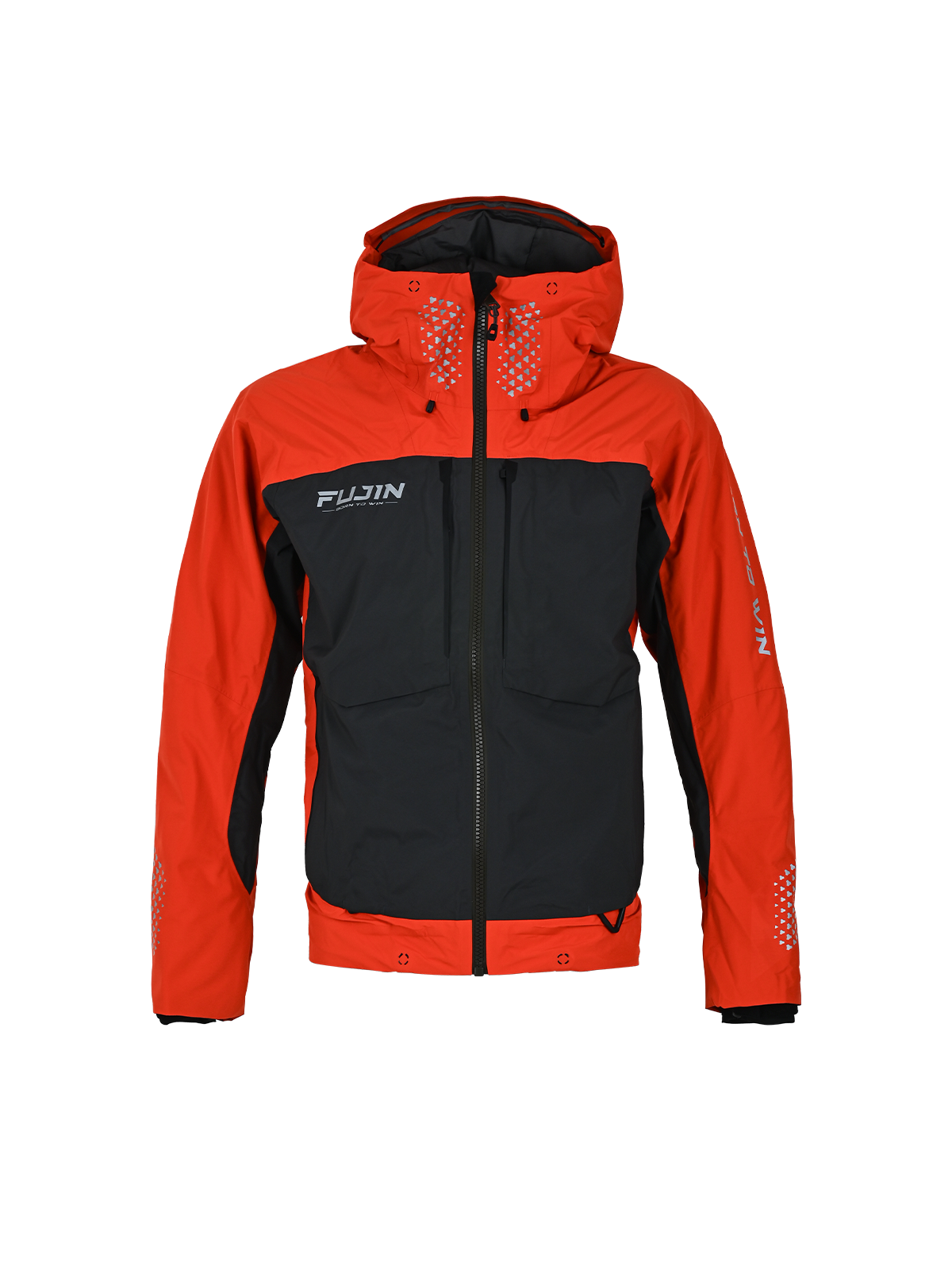 Fujin Bigsea Offshore Jacket Grey Orange