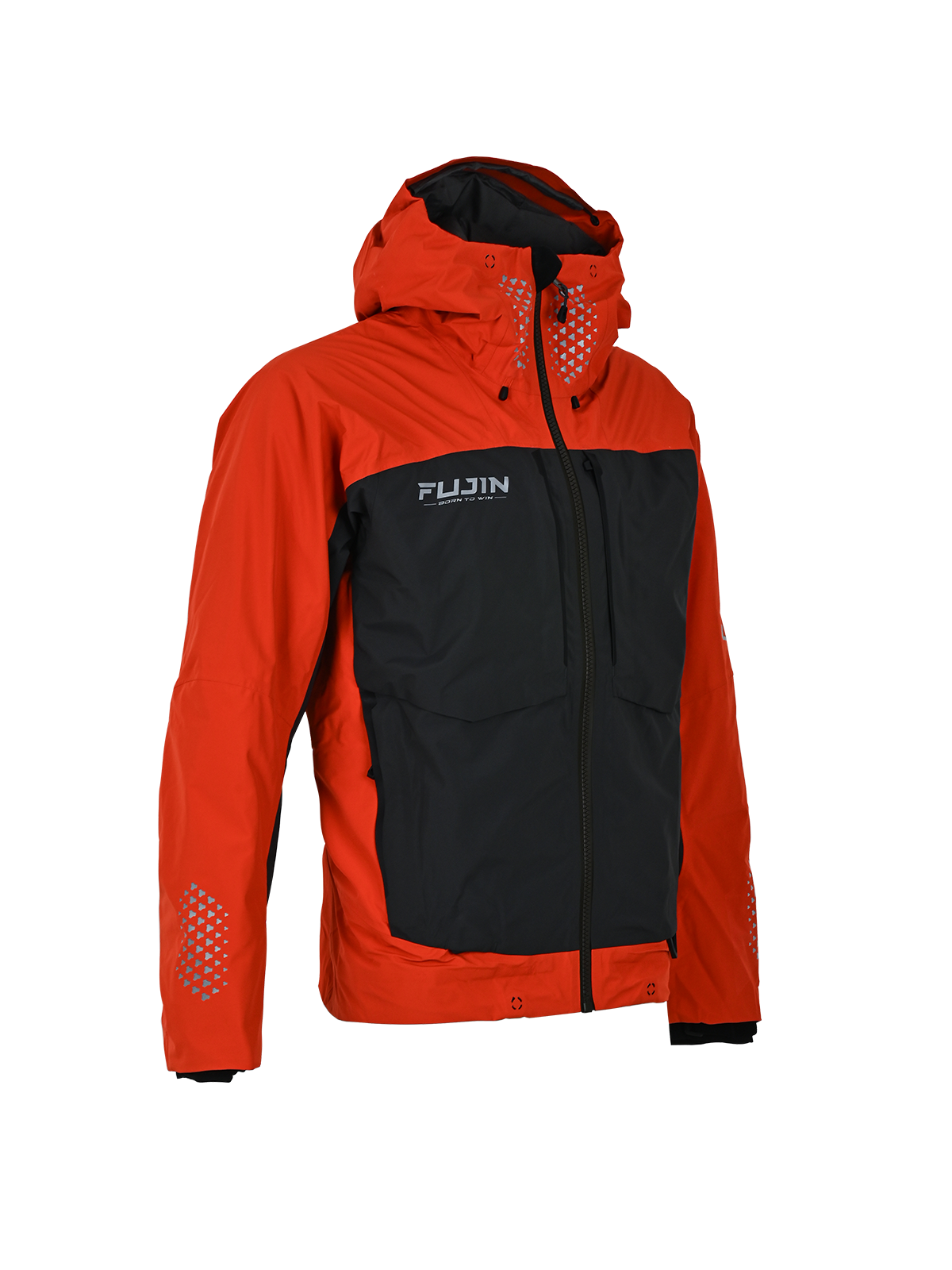 Fujin Bigsea Offshore Jacket Grey Orange