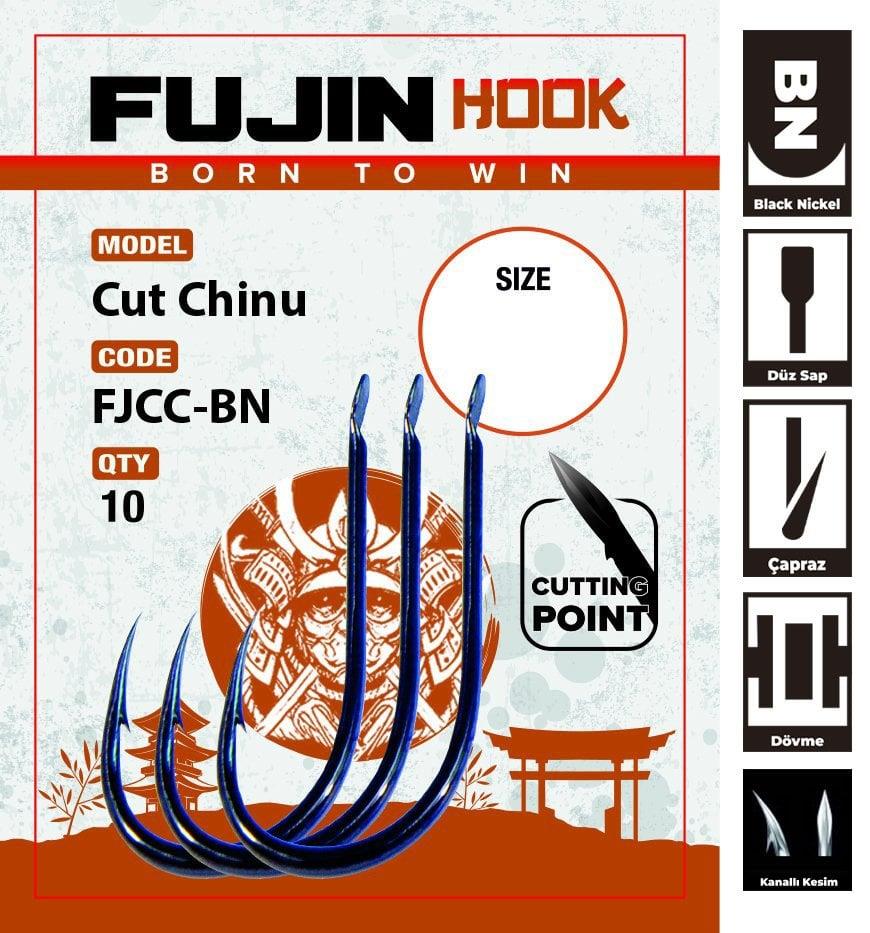 Fujin Cut Chinu Çapraz Deliksiz Olta Kancası