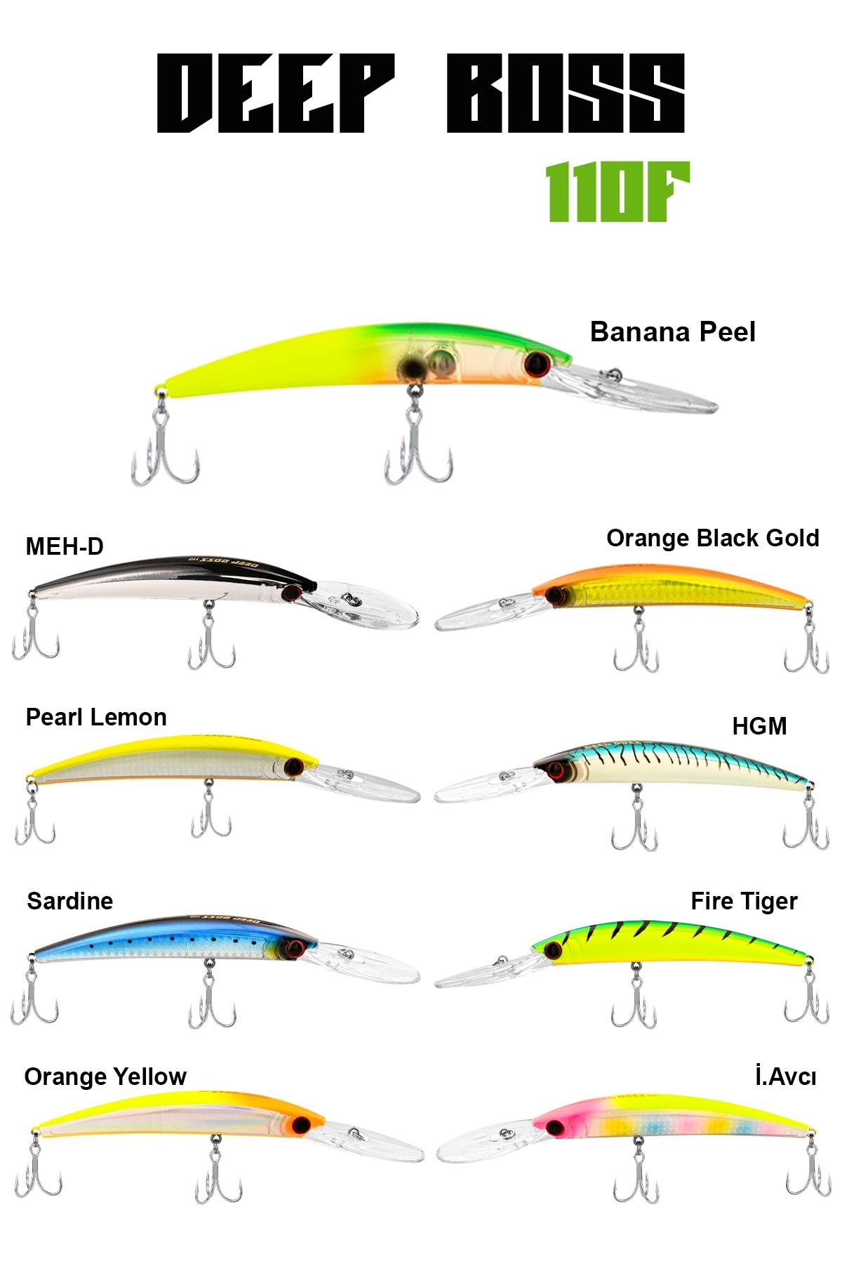 Fujin DeepBoss 110F 16gr #238 Banana Peel