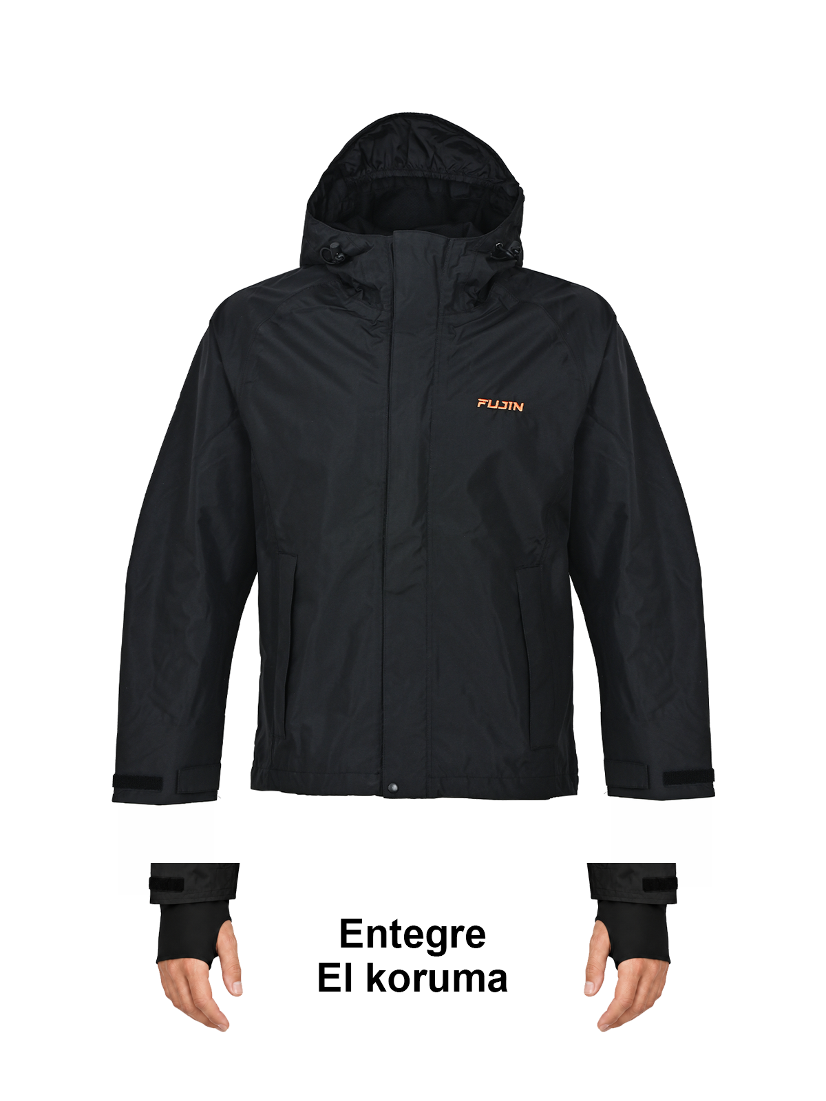 Fujin Dragon Rain Wear Yağmurluk Black