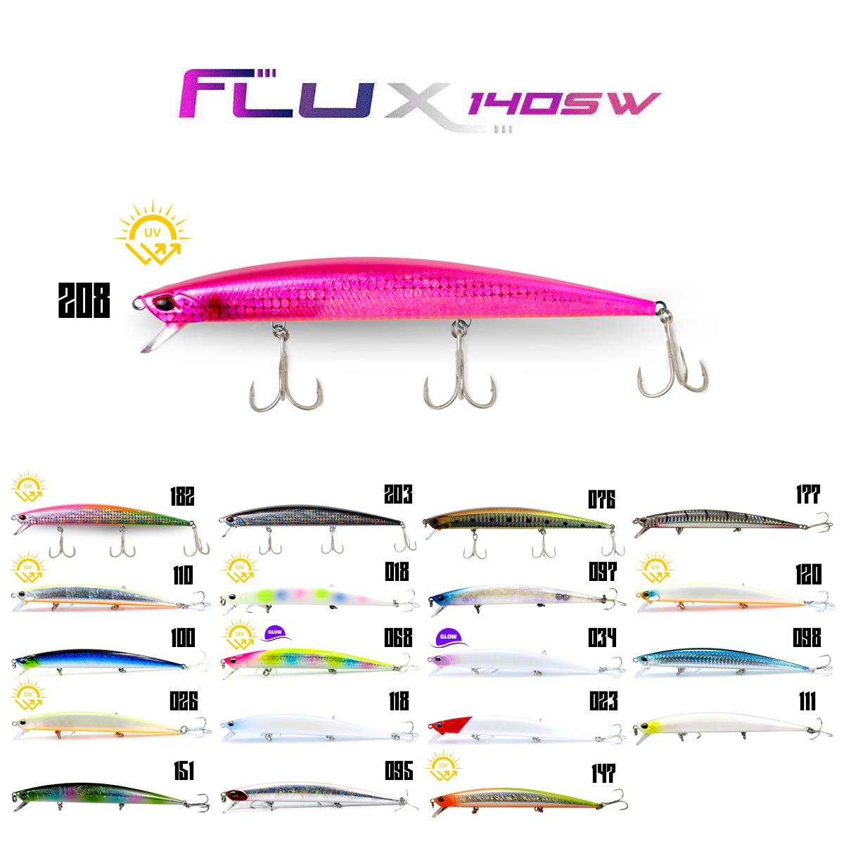 Fujin Flux 140F 140mm 18gr #120 Nacre Lemon