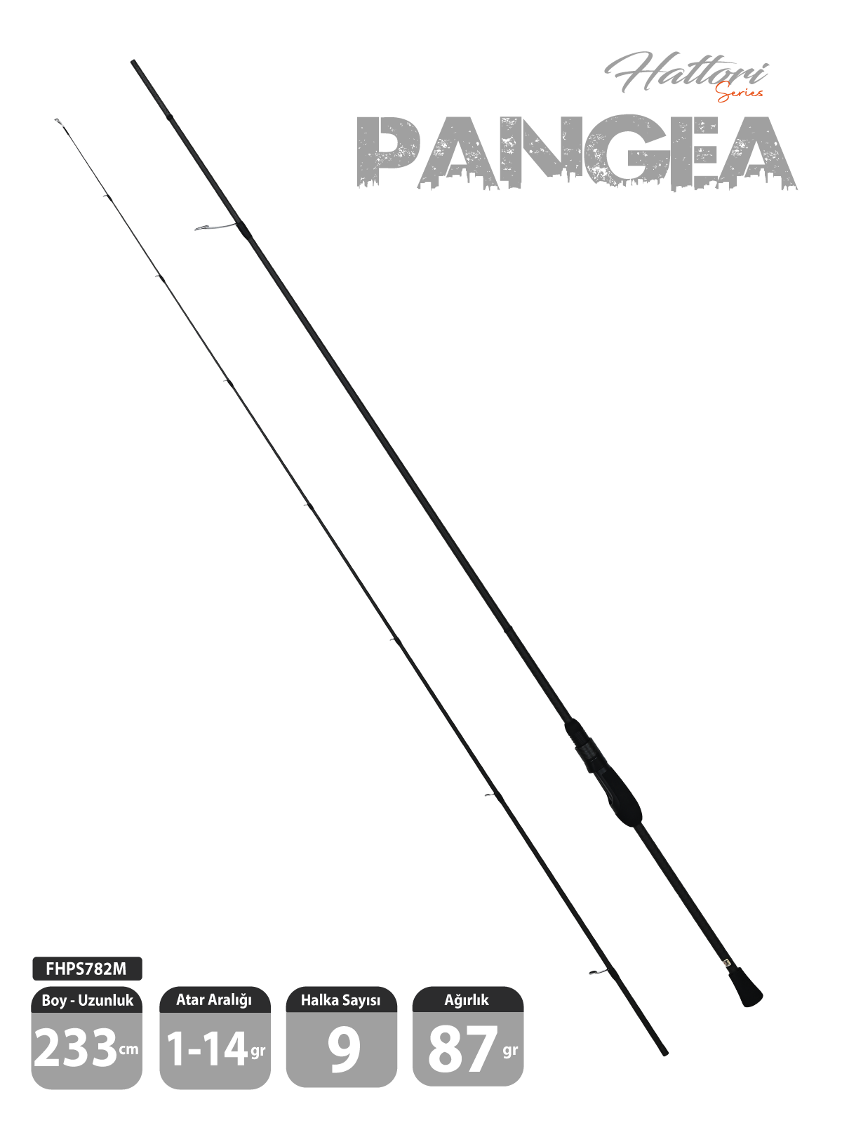 Fujin Fujin Pangea 233cm 1-14gr LRF Kamışı 782M