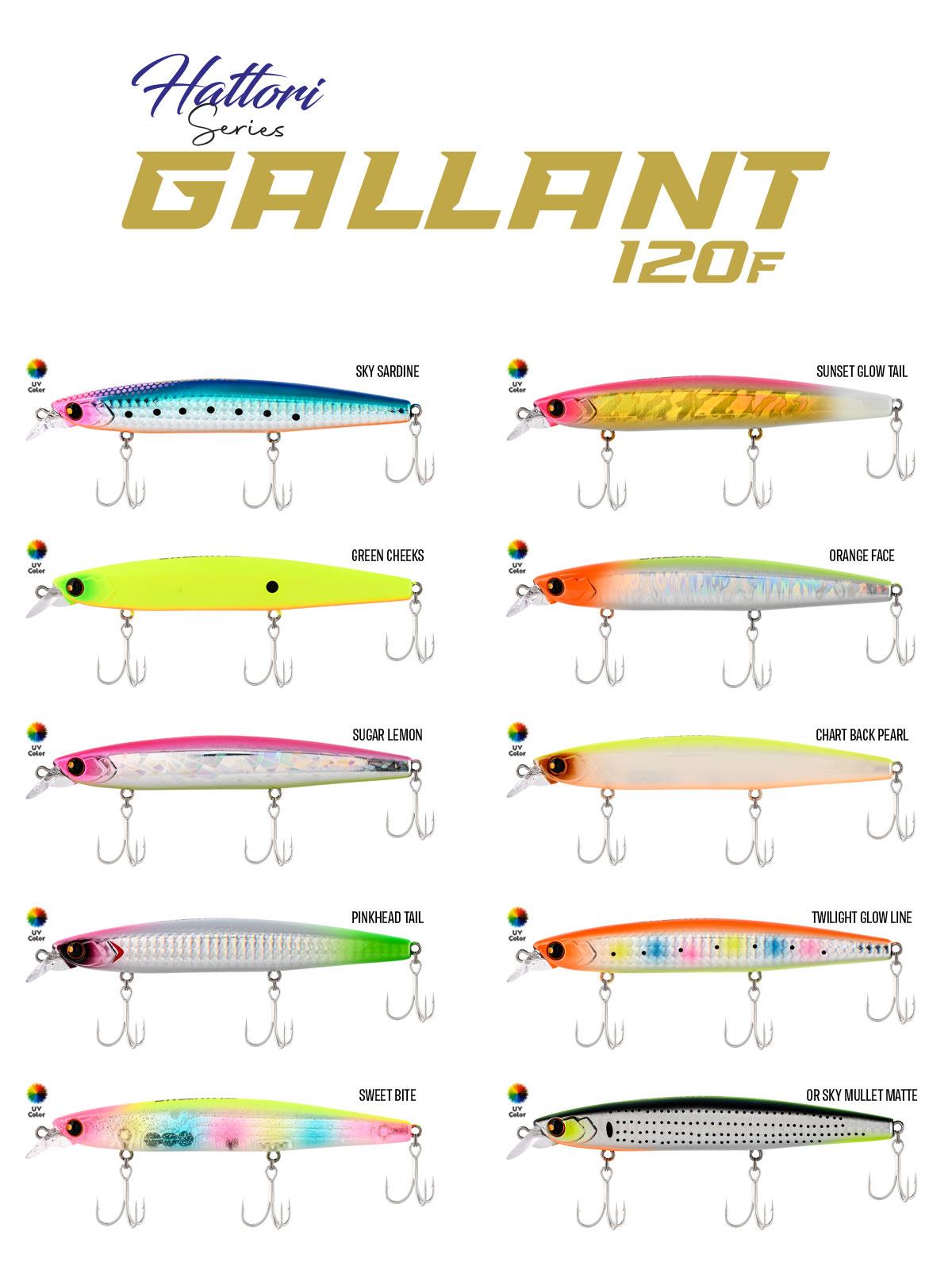 Fujin Gallant 120F 19gr #256 Twilight Glow Line