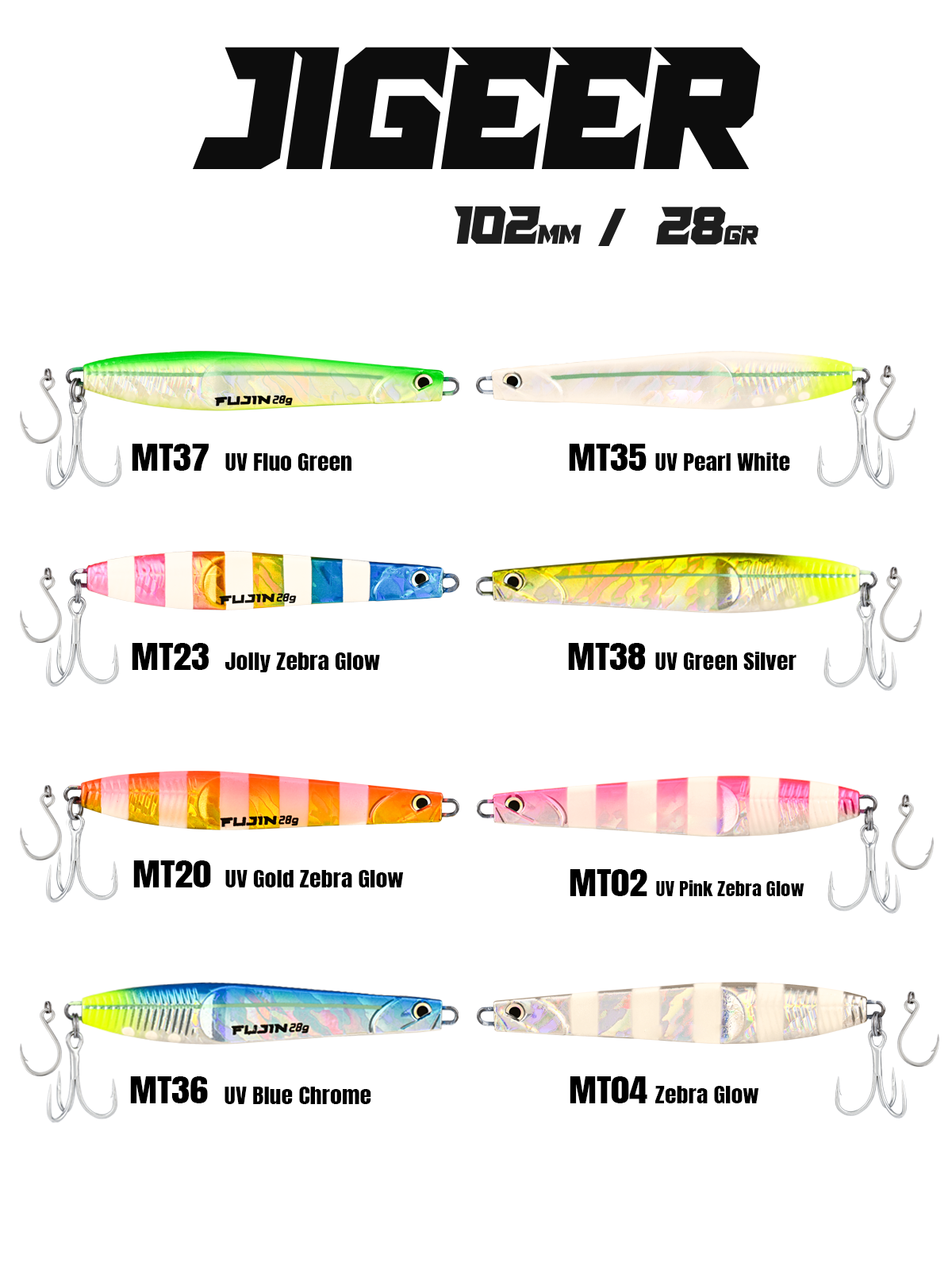 Fujin Jigeer 28gr 10cm Jig