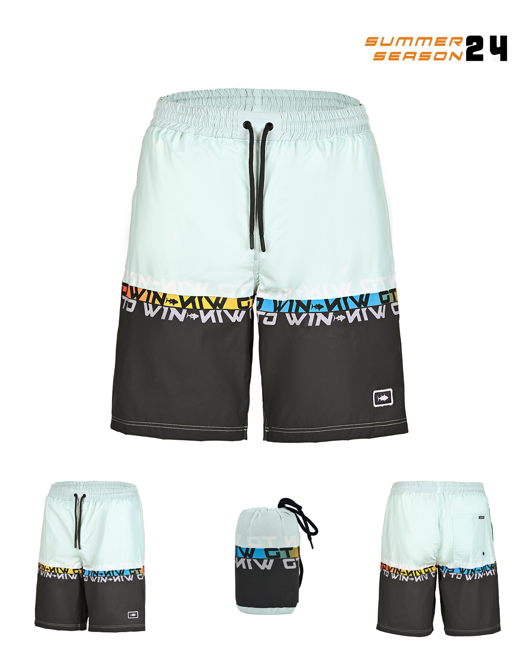 Fujin Pro Angler Board Short Mayo Anth TR #M