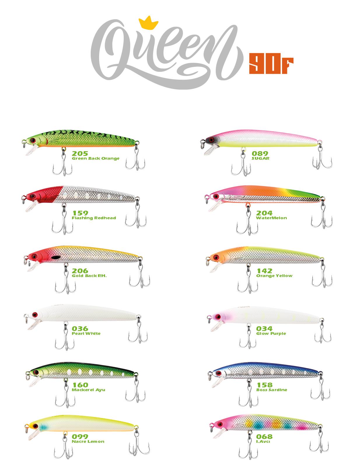 Fujin Queen 90F 90mm #158 Boss Sardine