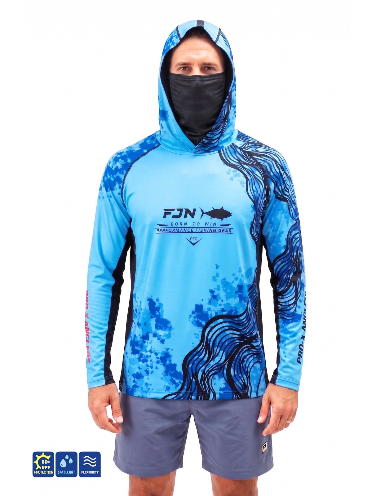 Fujin Relax S26 T-Shirt Buff&Hoodie Blue Black