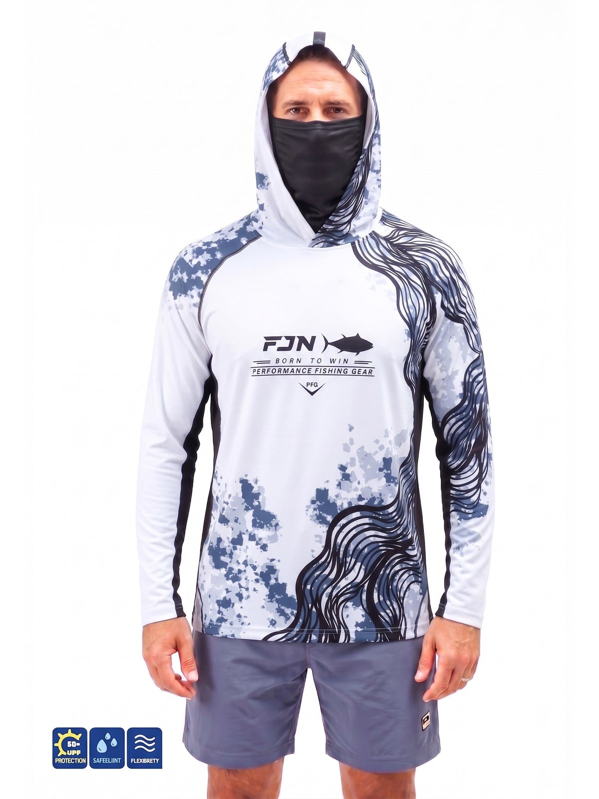 Fujin Relax S26 T-Shirt Buff&Hoodie White Anthracite