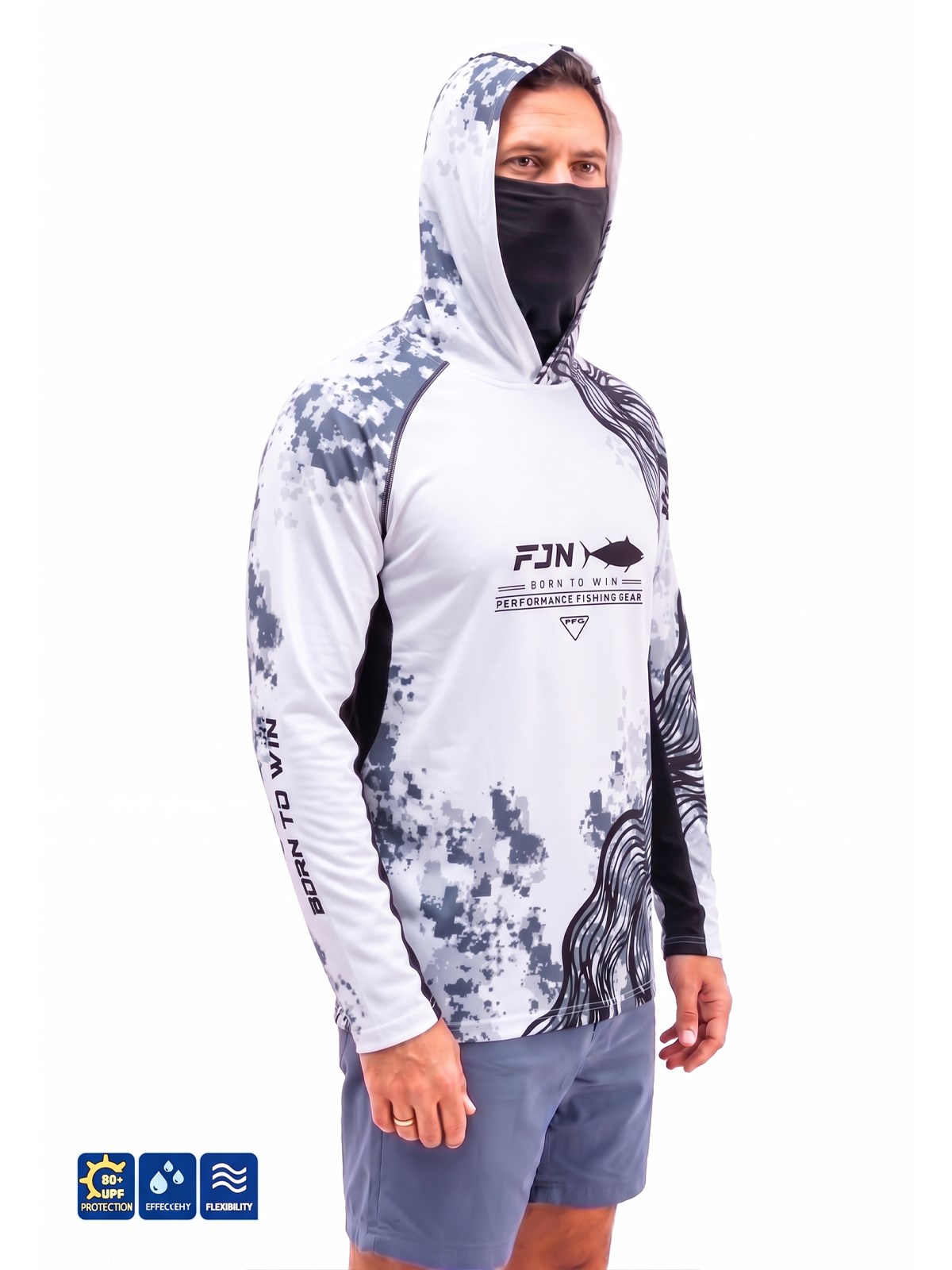 Fujin Relax S26 T-Shirt Buff&Hoodie White Anthracite