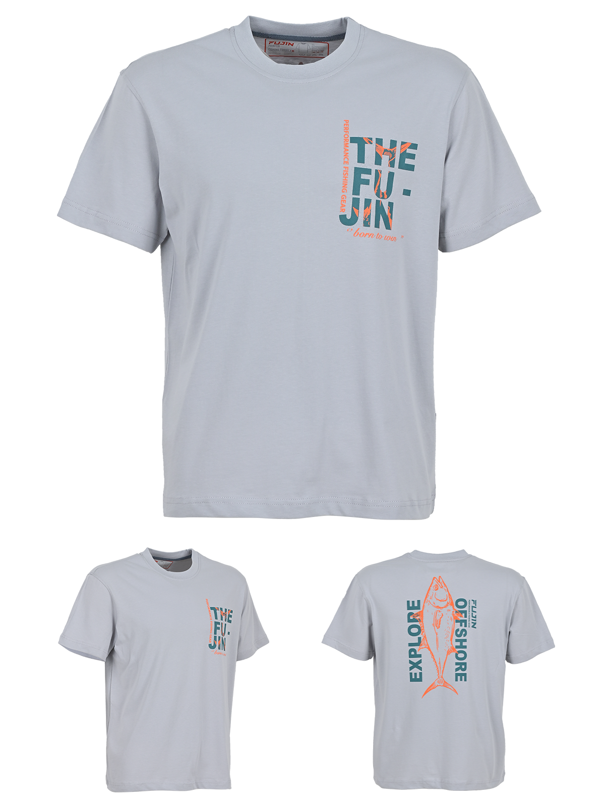 Fujin S26 Offshore T-Shirt Soft Grey #S
