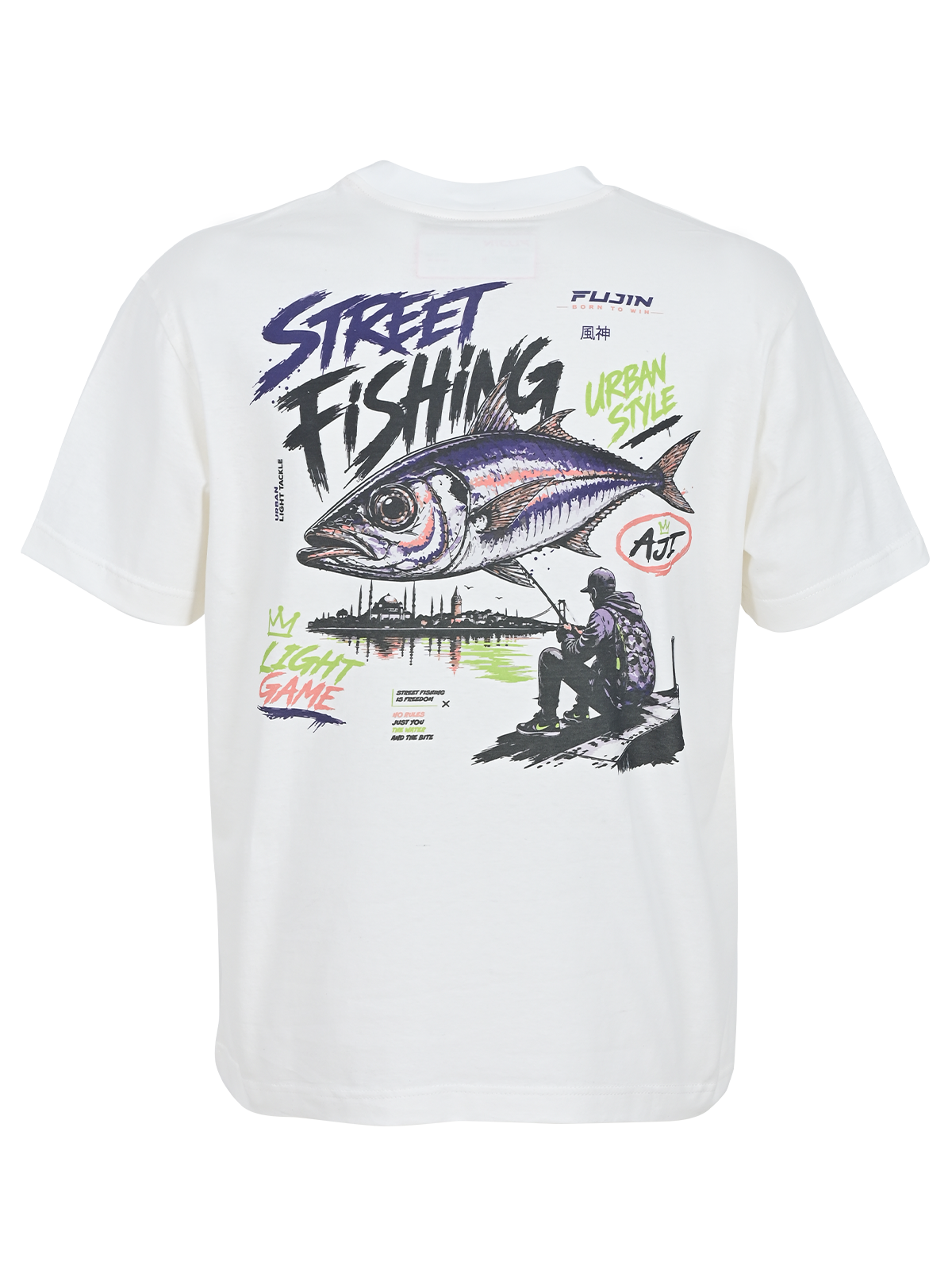Fujin S26 Street Fishing T-Shirt Ecru #S