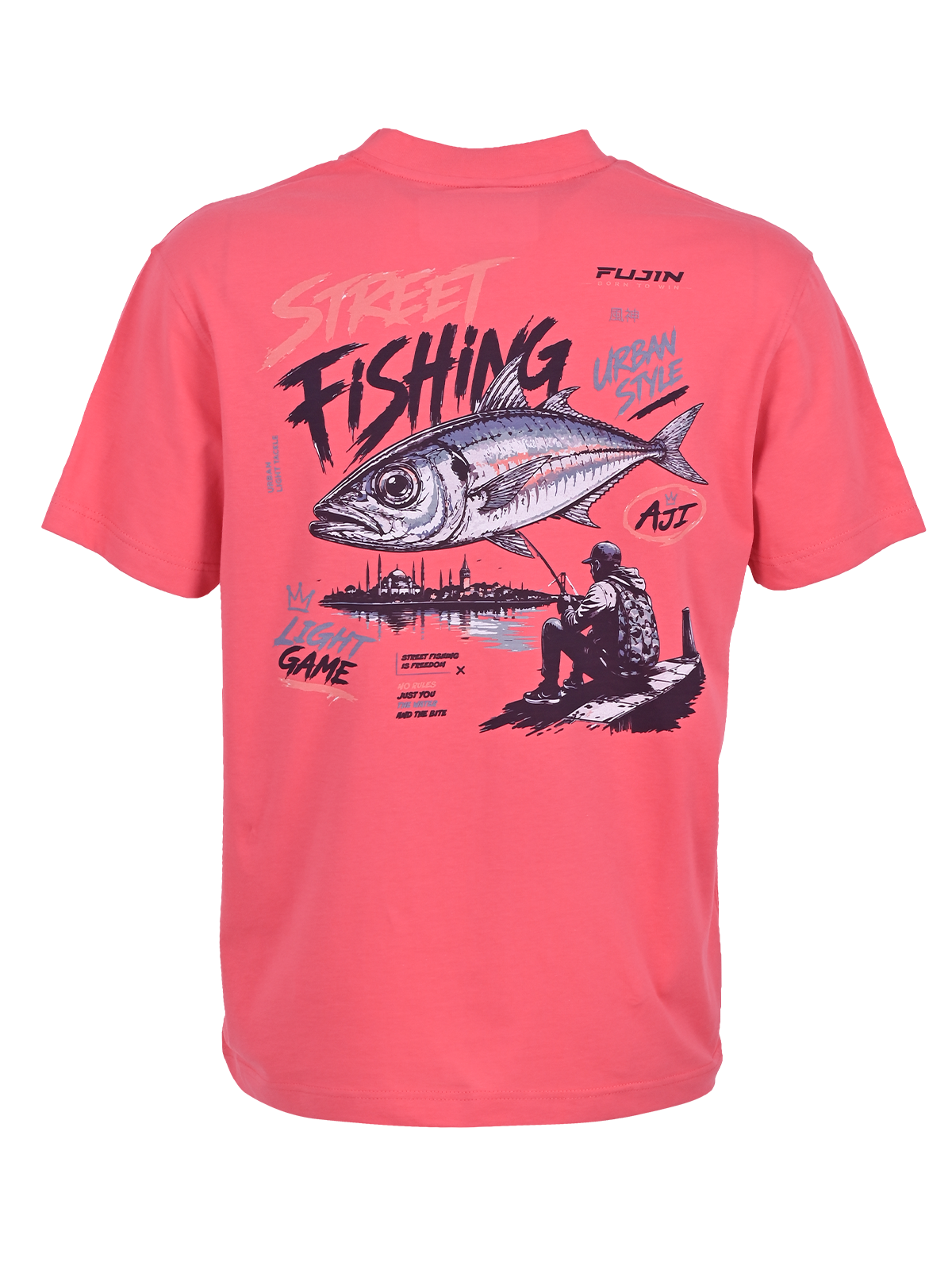 Fujin S26 Street Fishing T-Shirt Scarlet #S