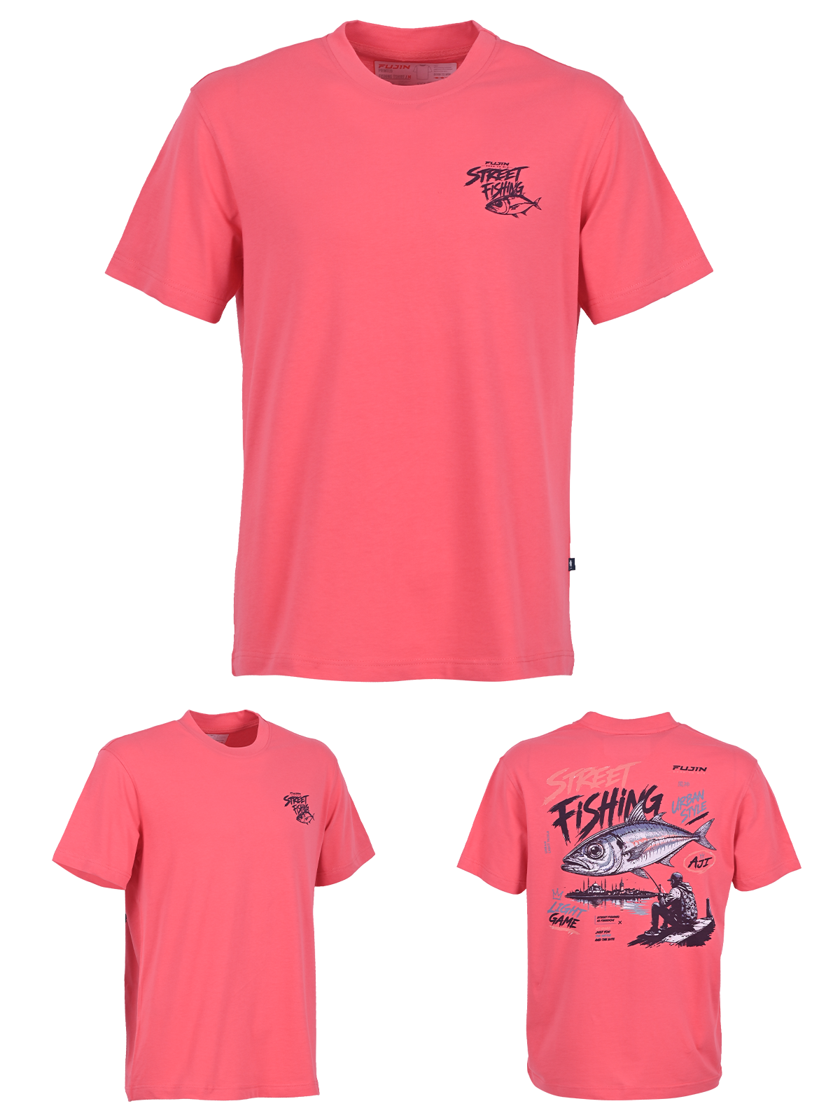 Fujin S26 Street Fishing T-Shirt Scarlet #S