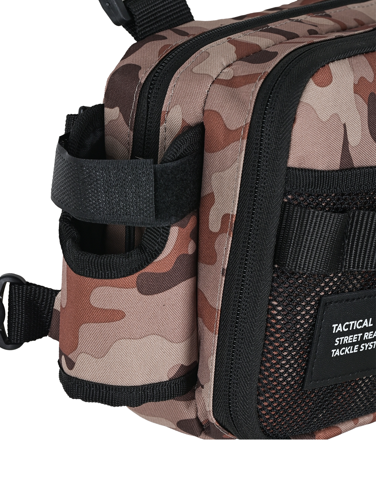 Fujin Tactical Vest Brown Camo Balıkçı Çantası