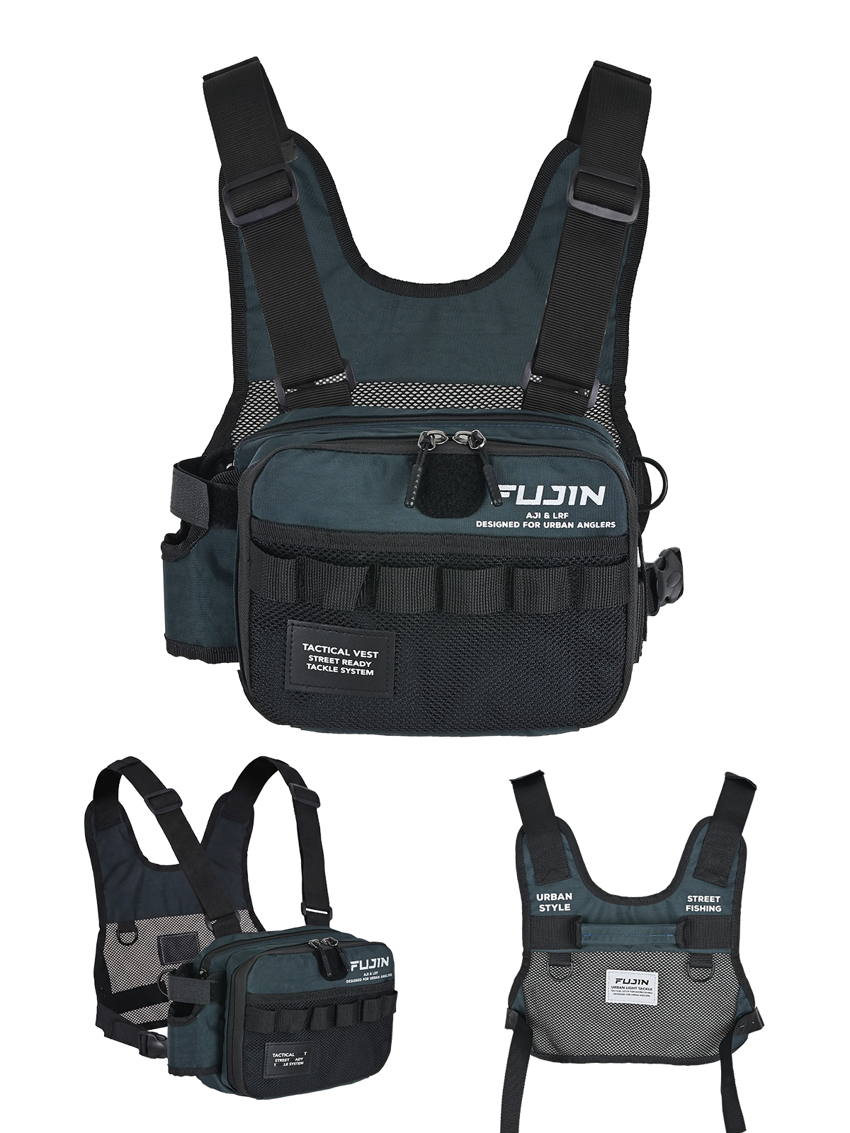 Fujin Tactical Vest Indigo Balıkçı Çantası
