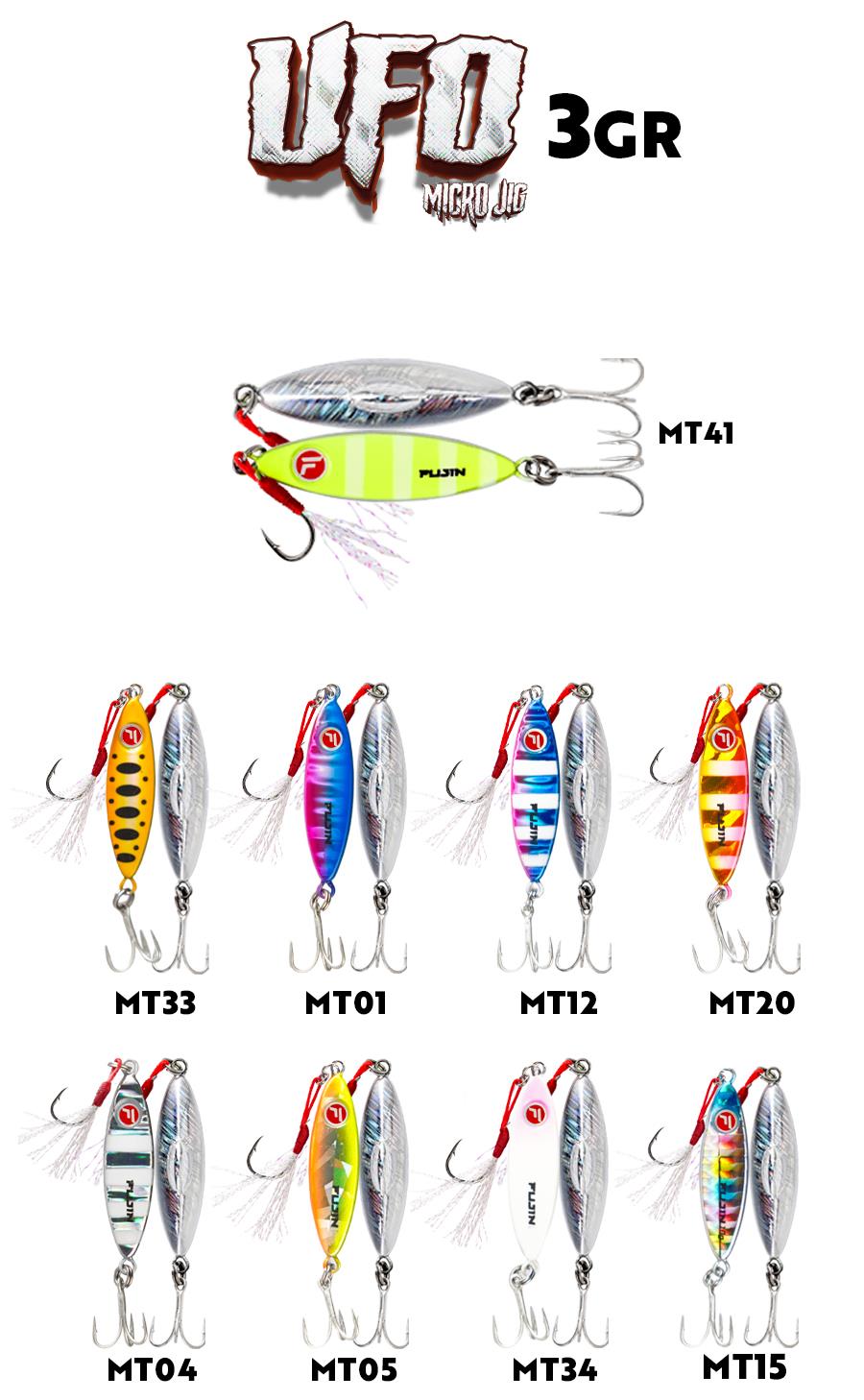 Fujin UFO Micro Jig 3gr Blue Pink