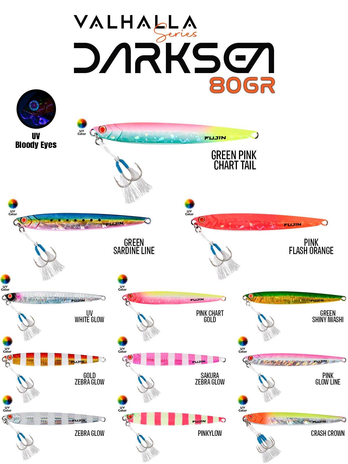 Valhalla Darksea 80gr MT47 Sakura Zebra Glow Jig