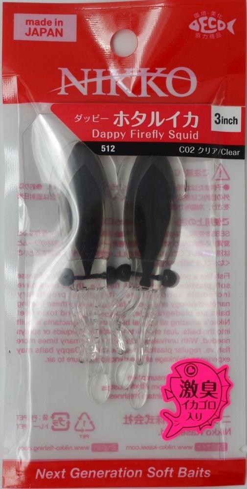 NIKKO DAPPY FIREFLY SQUID 3'' CLEAR SİLİKON YEM