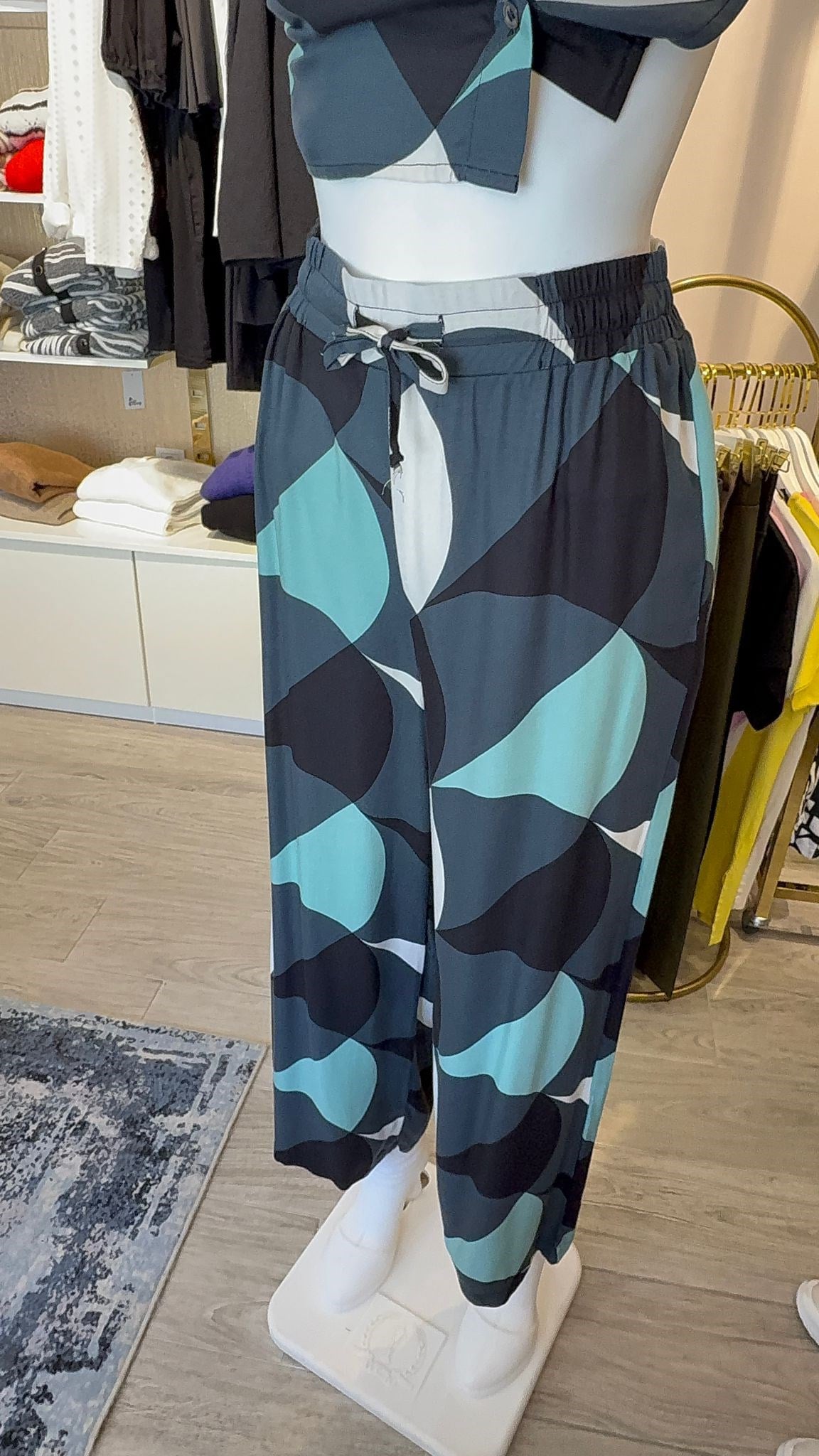 Desenli Viskon Takım