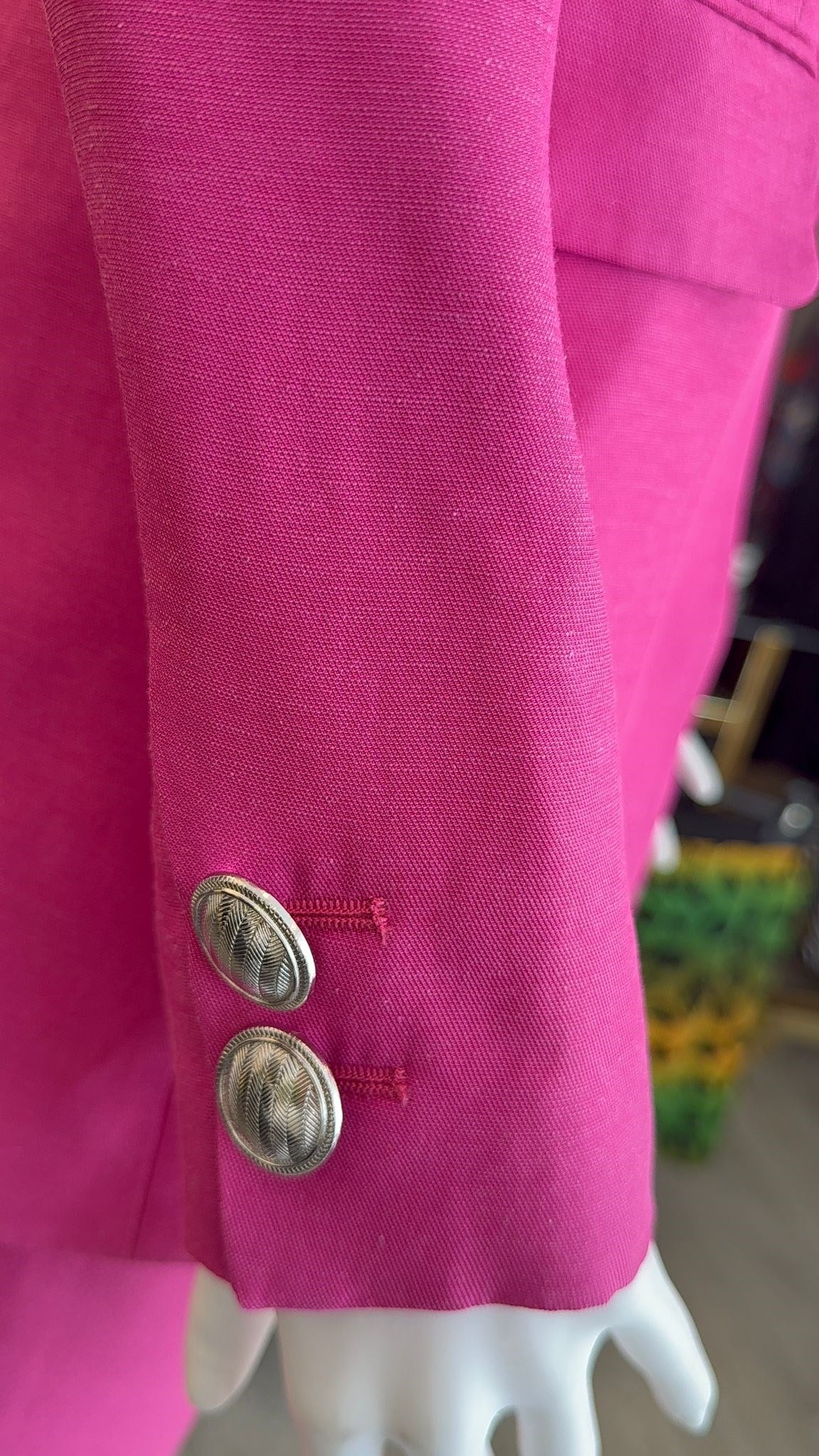 Toparlayıcı Bel Kumaş Ceket | Pembe