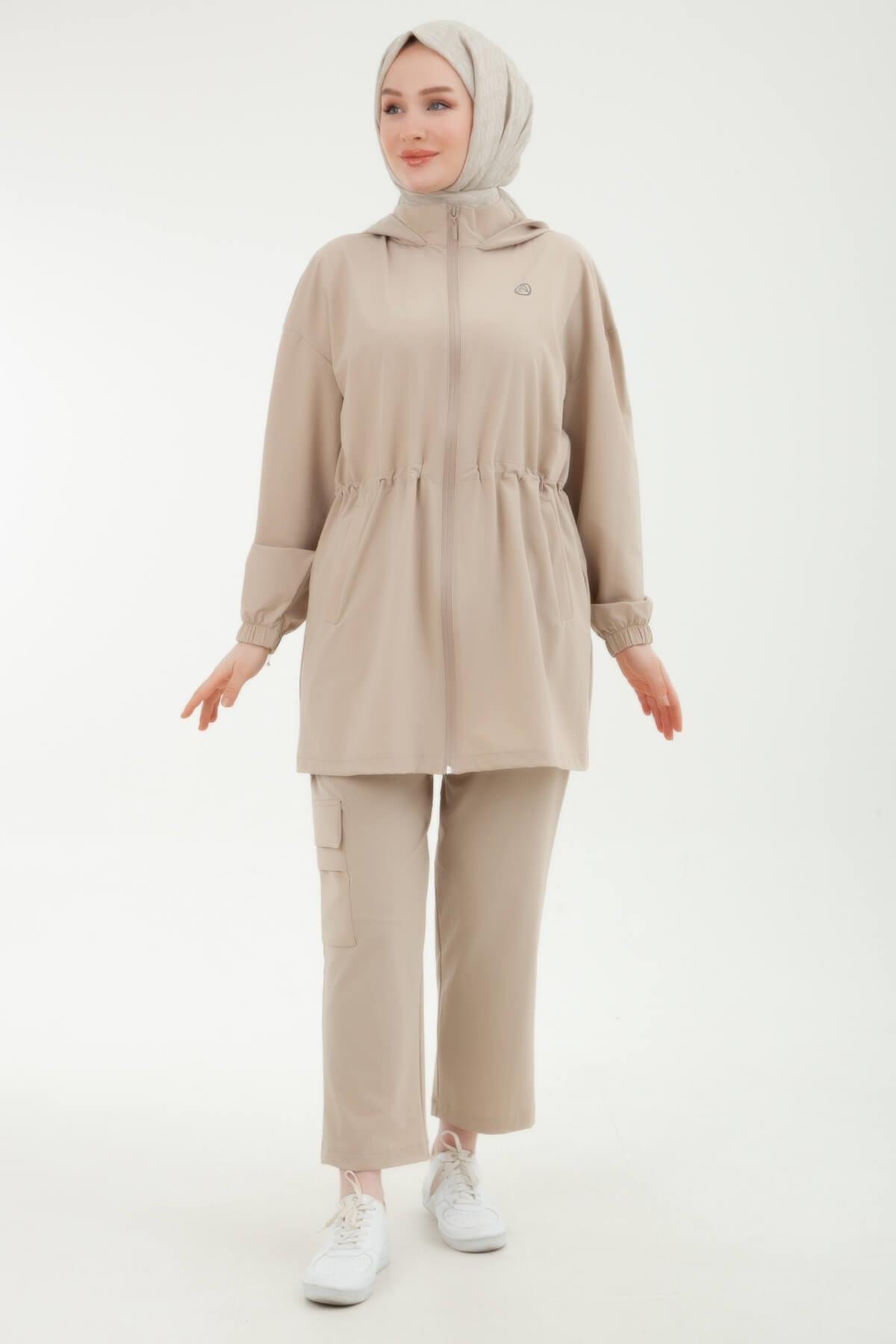 Armine TREND Bayan Pantolonlu Takım Bej 24YT615