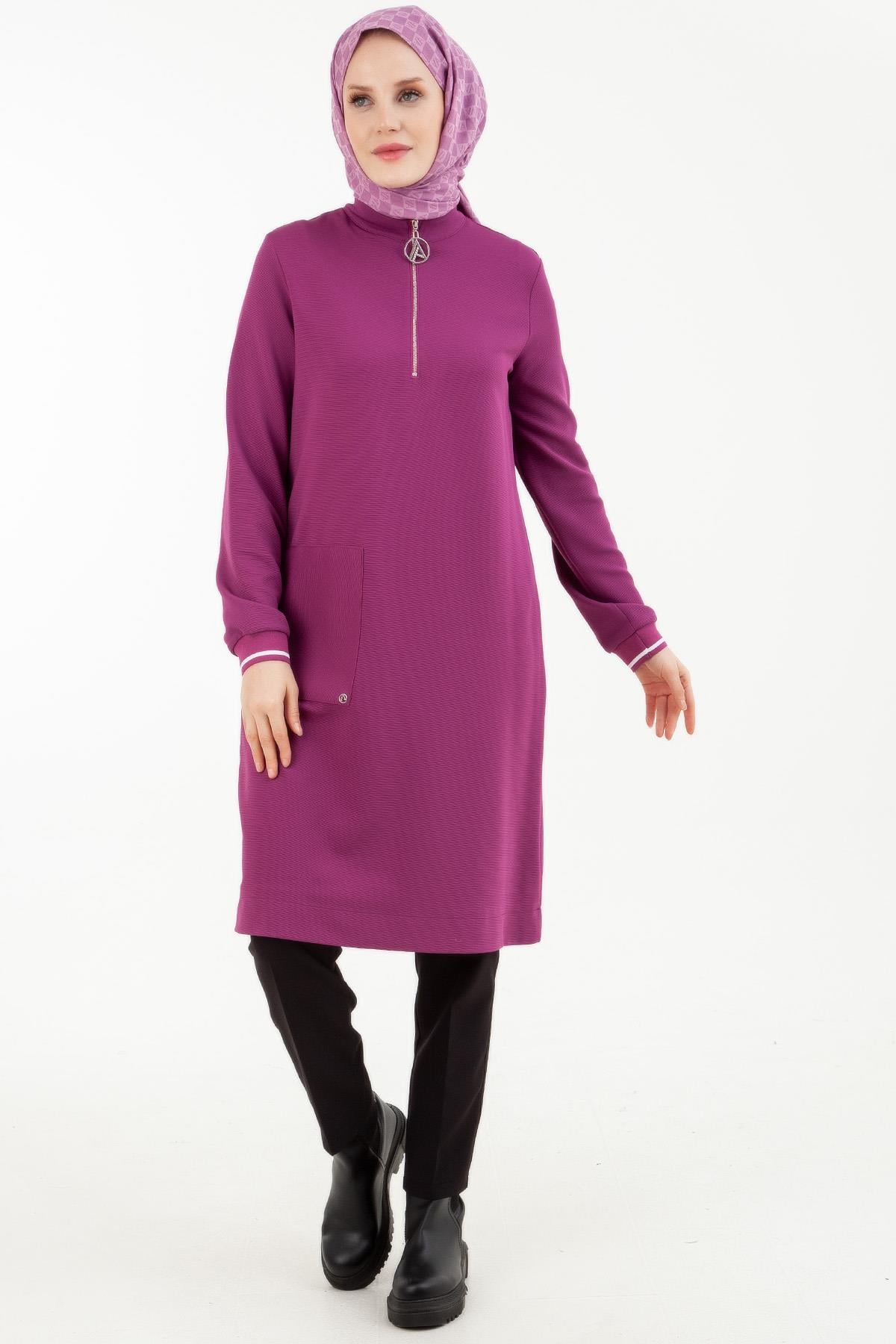 Armine Trend Tunik Erguvan 23KT439 23YT440