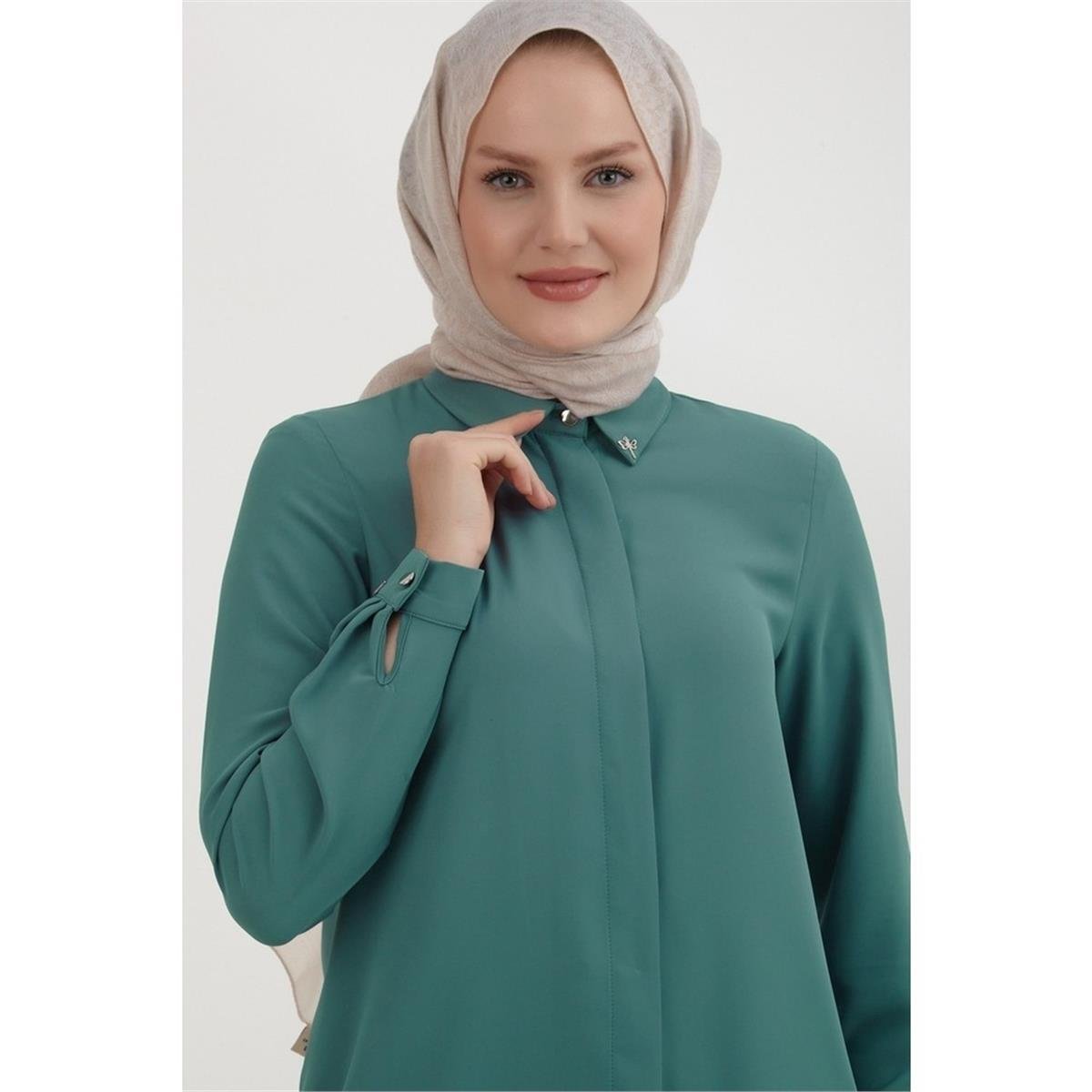 22YT490 Armine Yusufçuk Tunik Mint