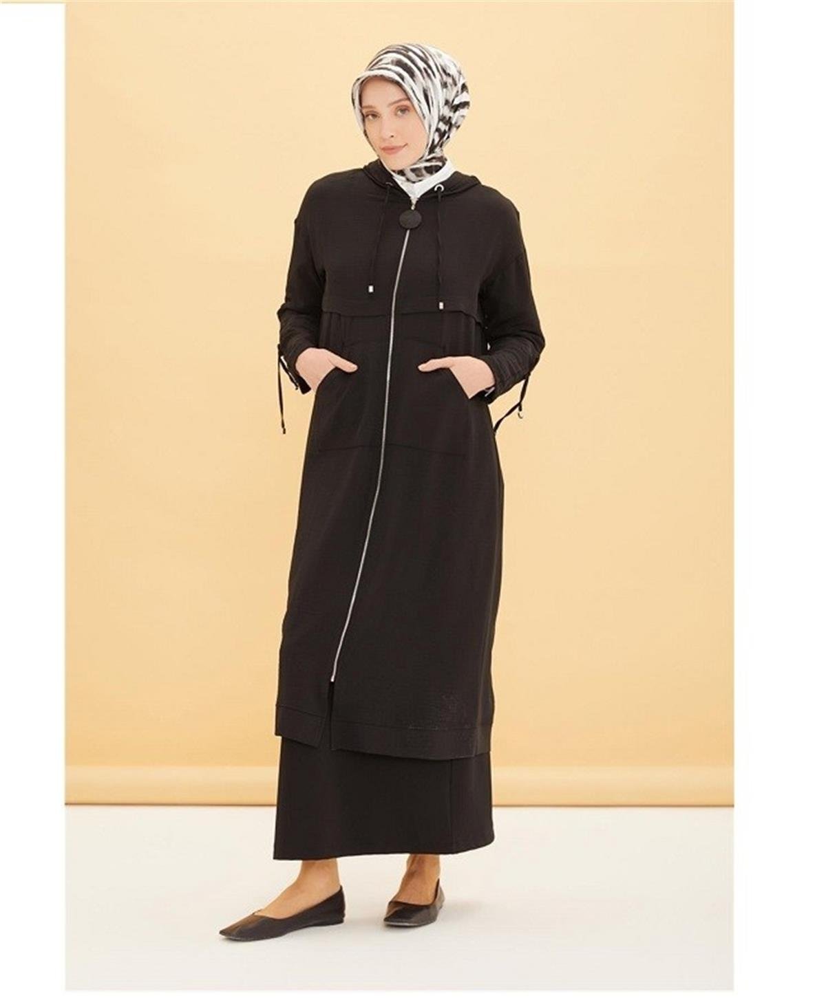 22YT536 Armine Trend Kap Siyah