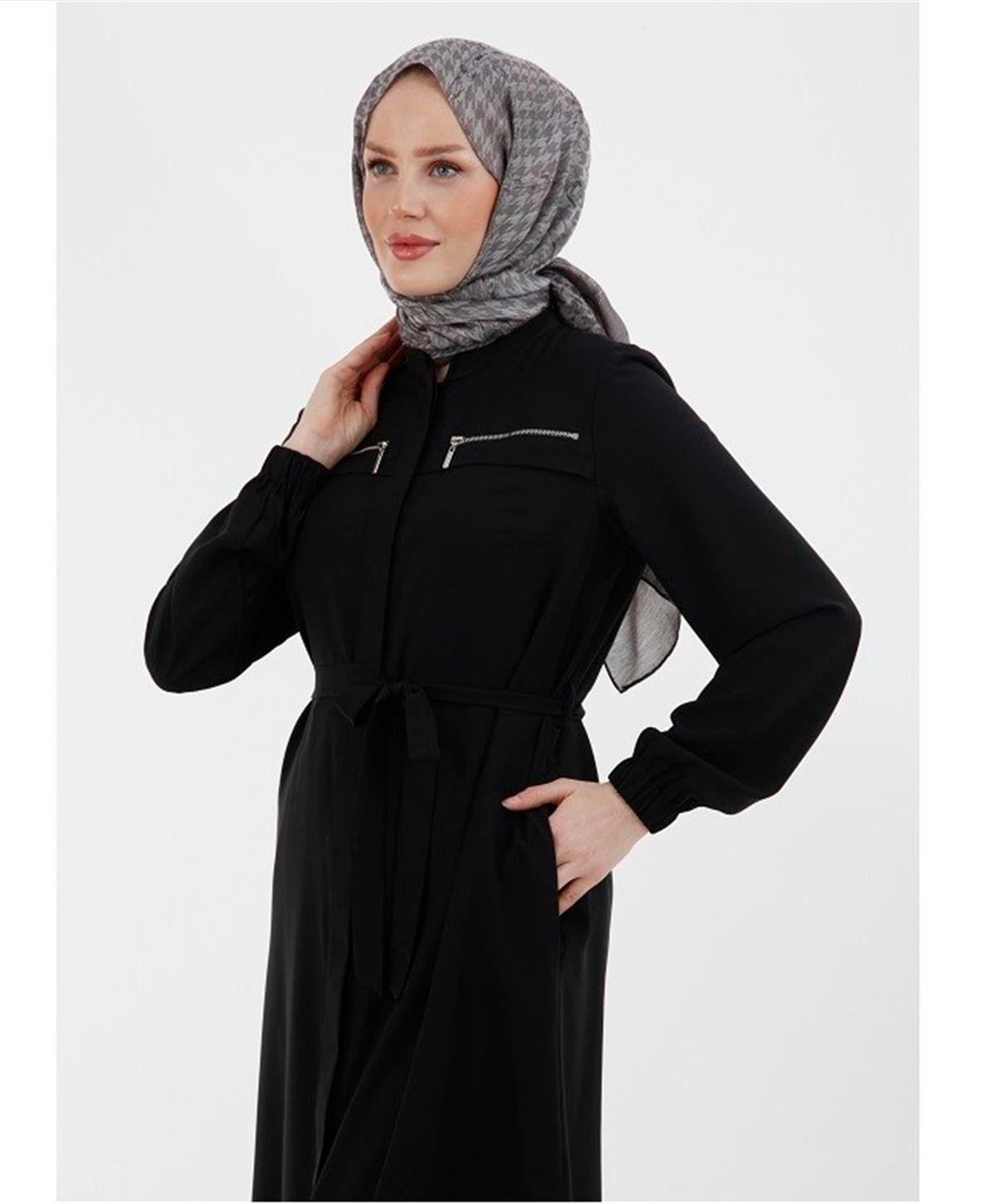 23YT416 Armine Trend Tunik Siyah