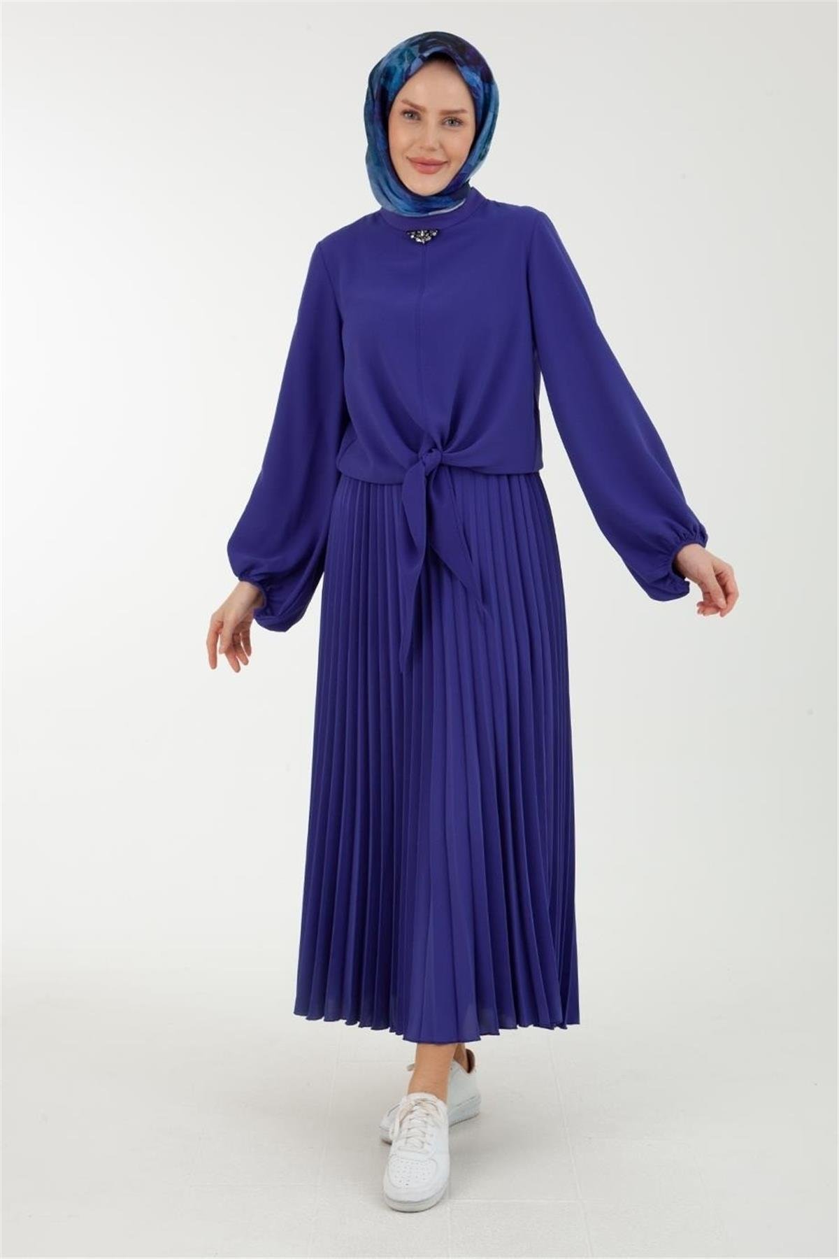 23YT602 Armine Trend Tesettür Takım Morcivet