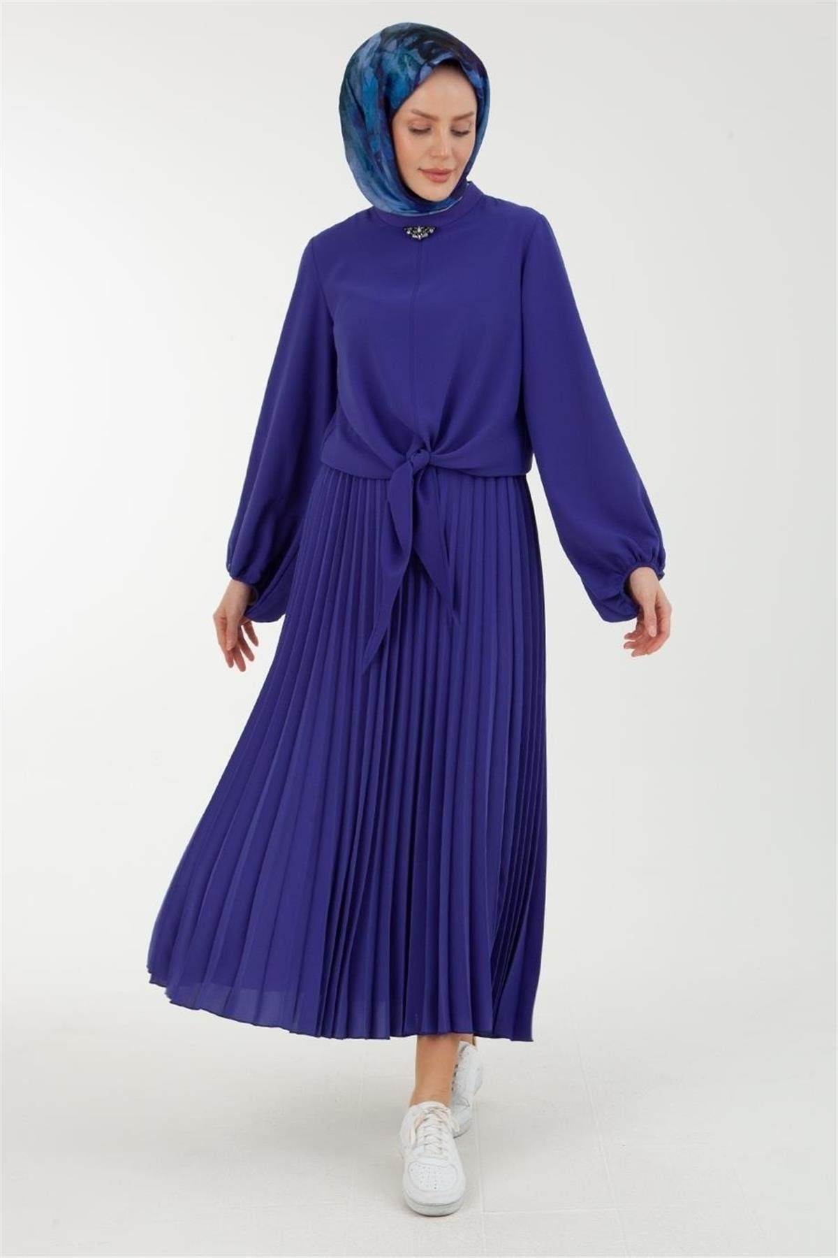 23YT602 Armine Trend Tesettür Takım Morcivet