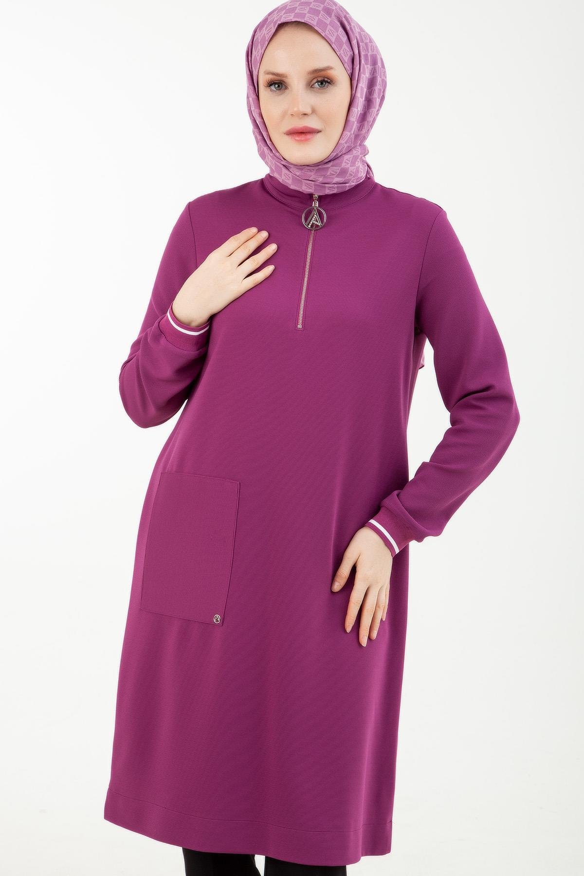 Armine Trend Tunik Erguvan 23KT439 23YT440
