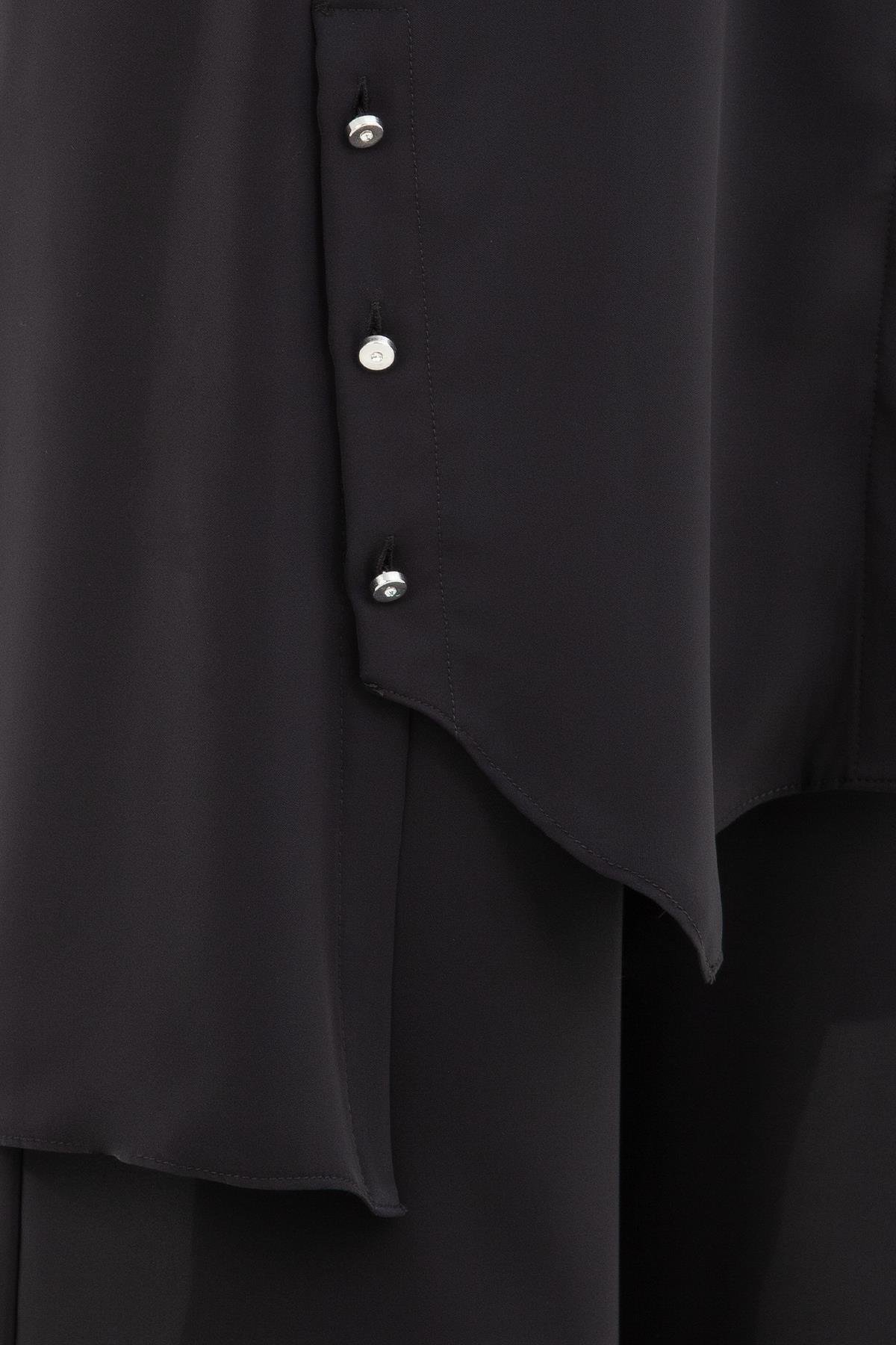 ARMİNE TREND Pantolonlu Beli Lastikli İkili Takım Siyah 24YT629