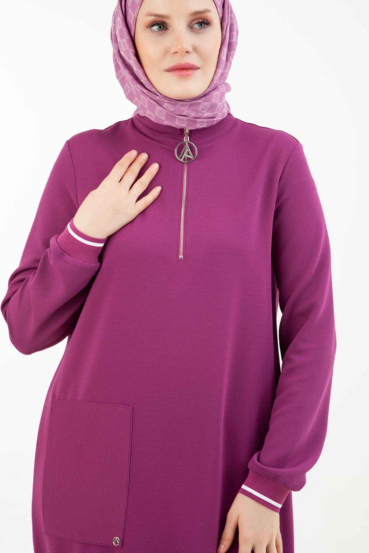 Armine Trend Tunik Erguvan 23KT439 23YT440