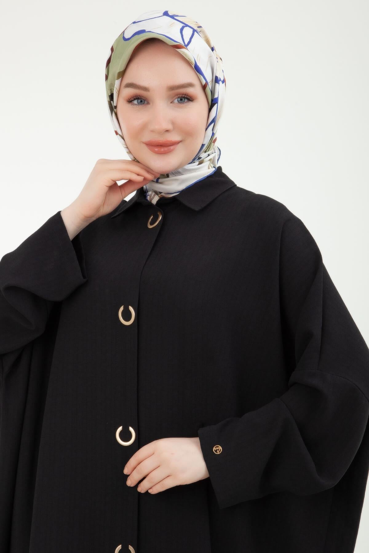 Armine TREND Metal Çıtçıtlı Giy Çık Siyah 24YT512