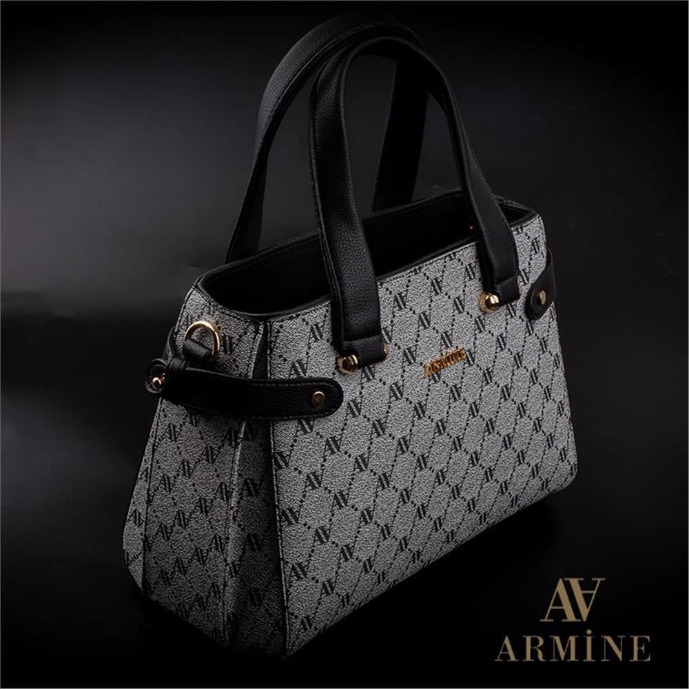 Armine 172 Bayan Çanta Gri Noktalı
