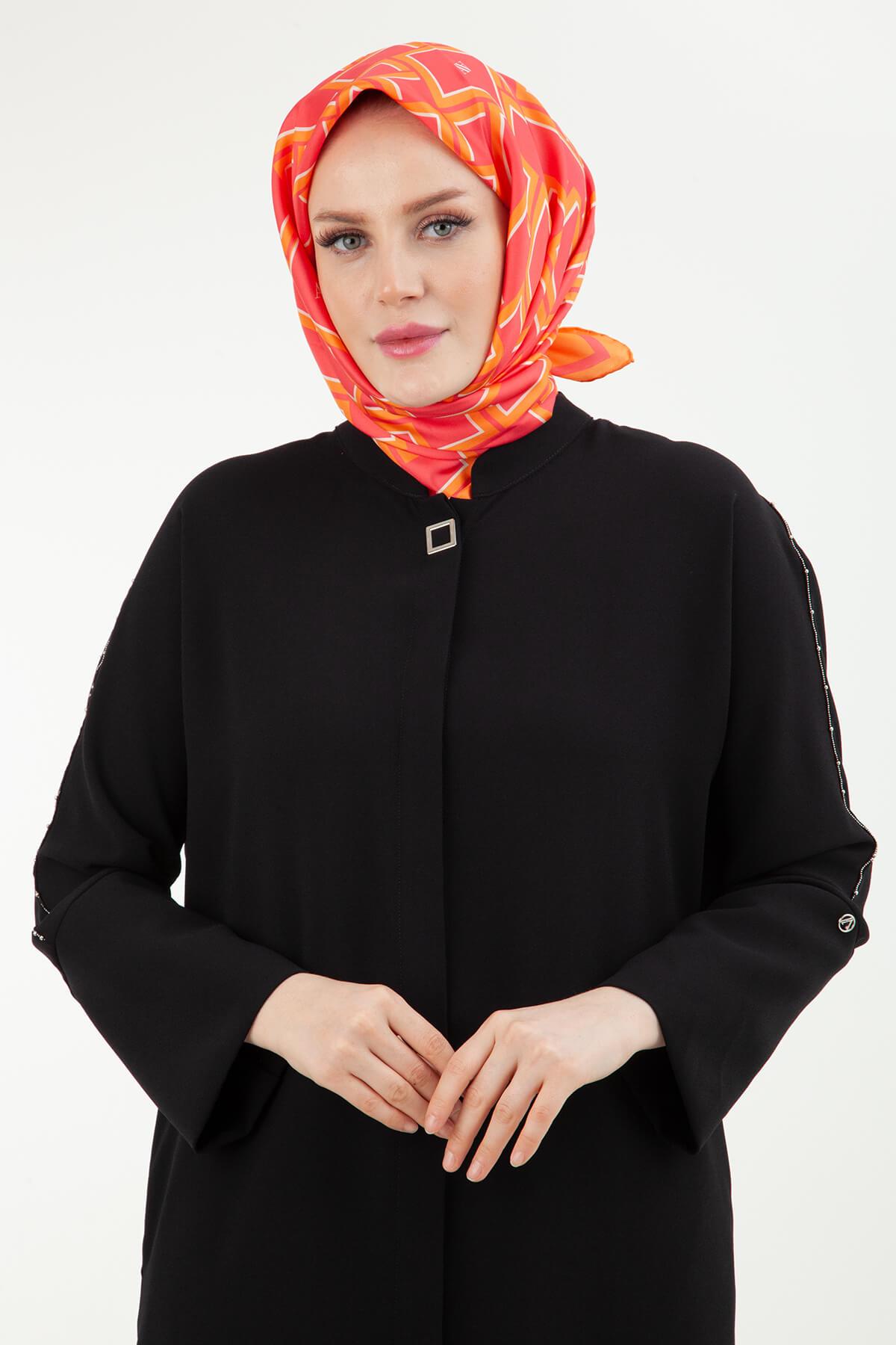 Armine TREND Kollar Taşlı Tunik Siyah 24yt450