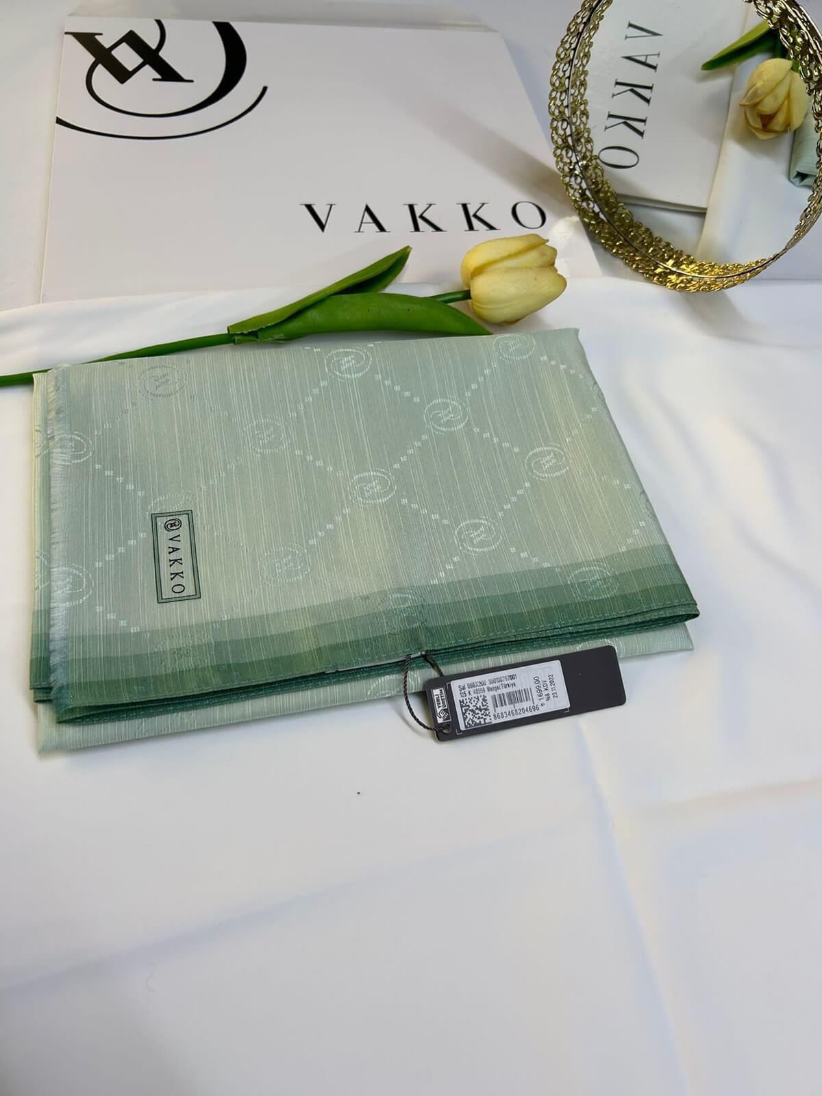 Vakko Hologram Yeni Sezon Şal Mint