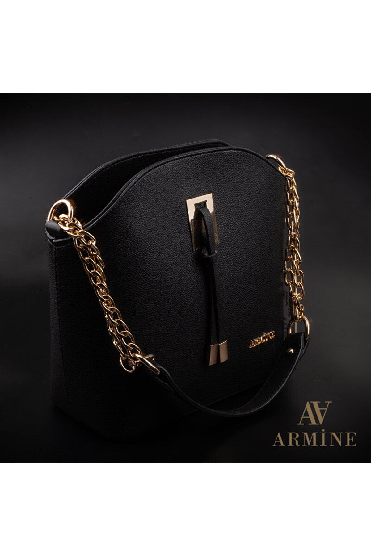 Armine 102 Bayan Çanta Siyah PİA