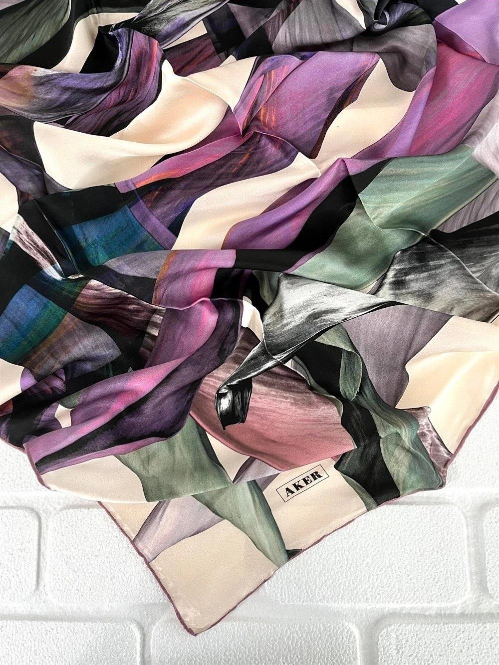 AKER Nostalji Sura İpek Eşarp 6812701 395